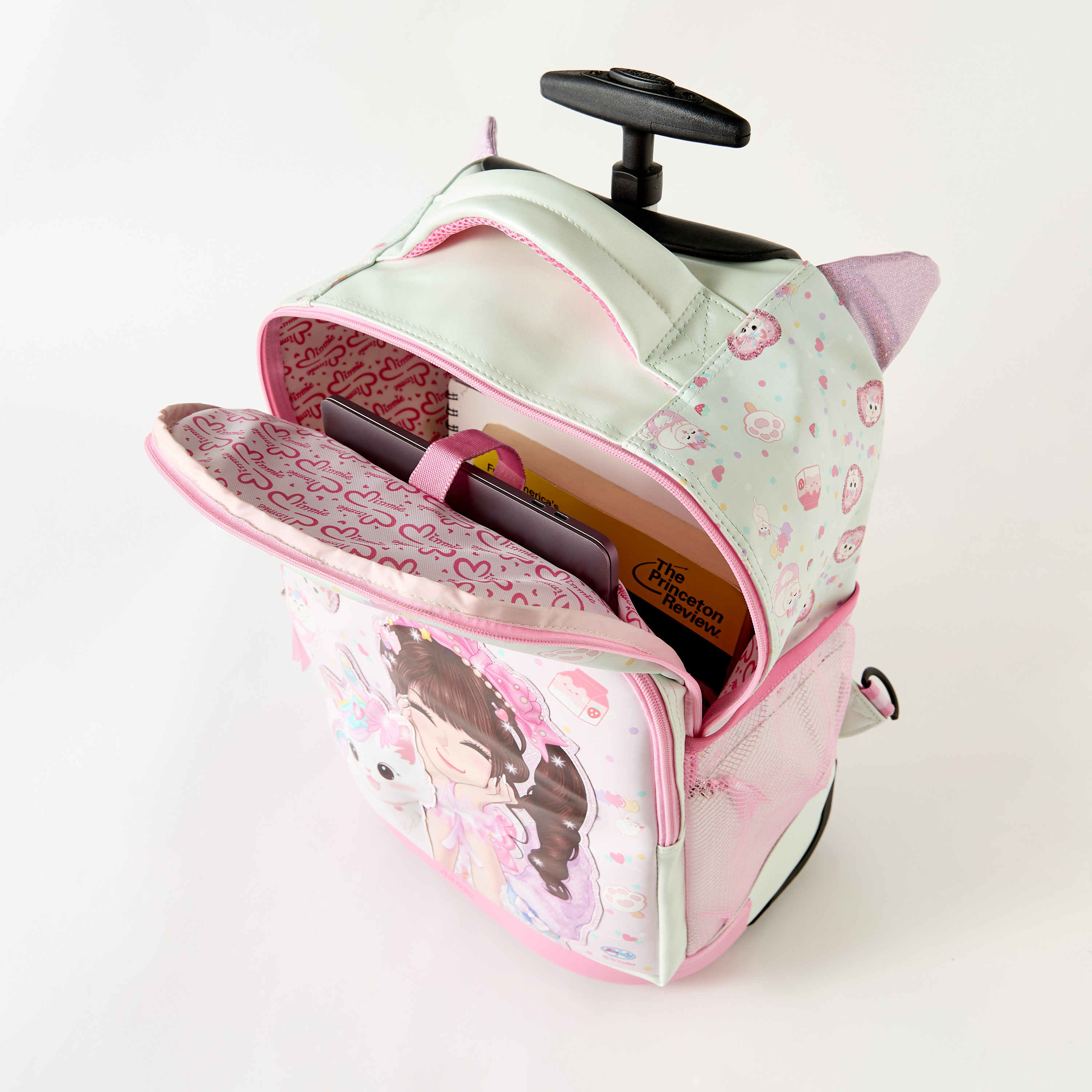 Minmie All-Over Print 18 inch Trolley Bag with Retractable Handle - 33x16x48 cms-school-bagsandbackpacks-trolleybags-image-10
