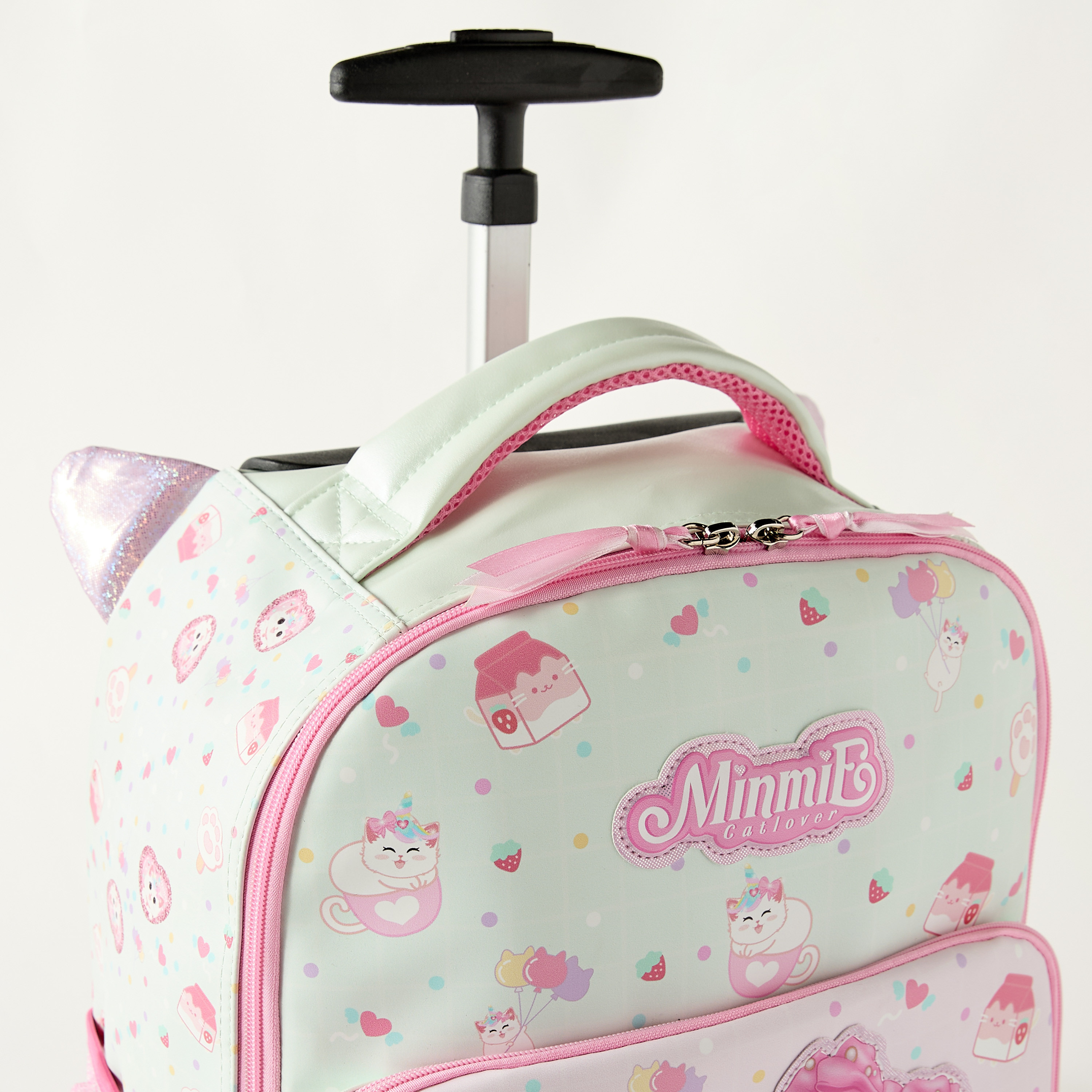 Minmie All-Over Print 18 inch Trolley Bag with Retractable Handle - 33x16x48 cms-school-bagsandbackpacks-trolleybags-image-2