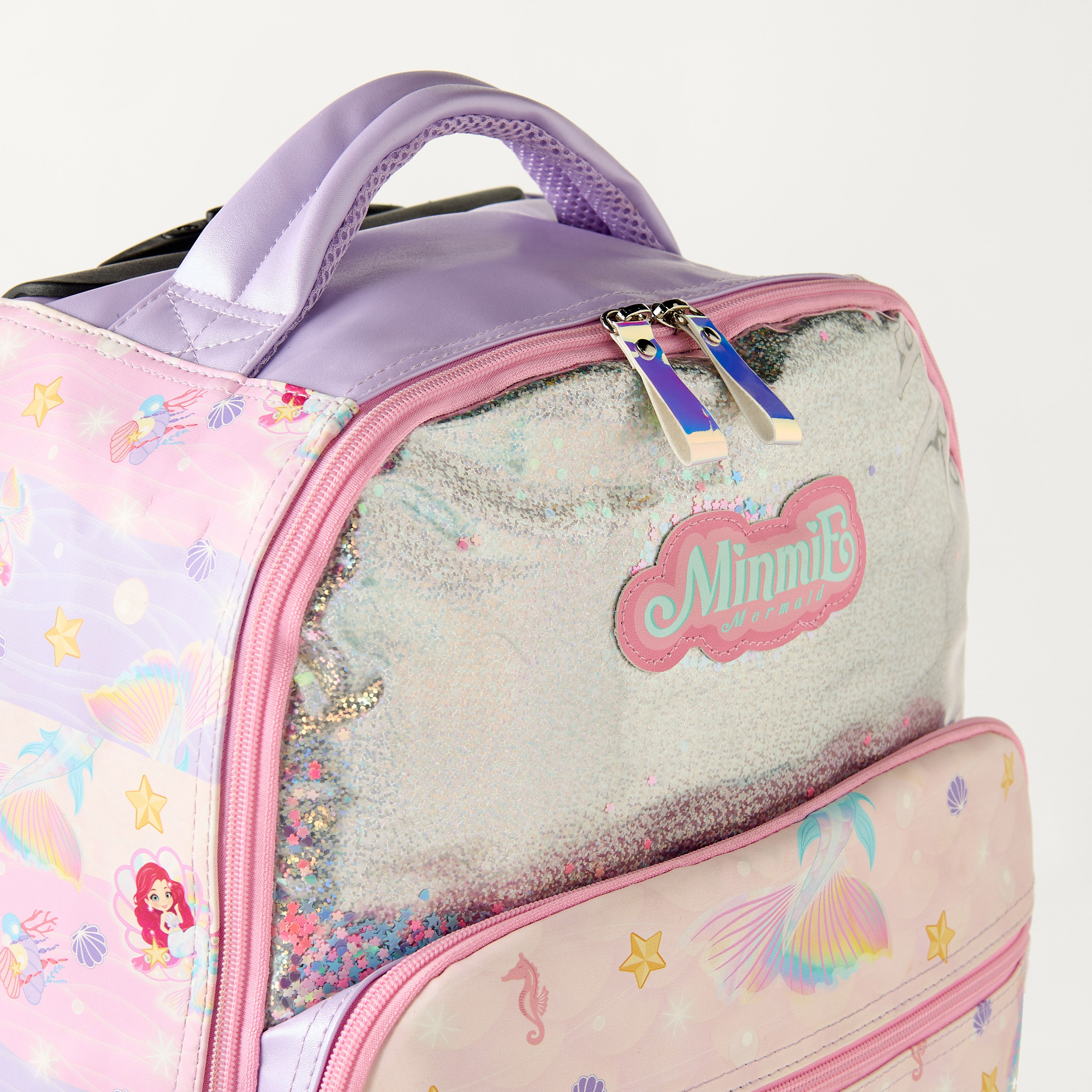 Minmie All-Over Print 18 inch Trolley Bag with Retractable Handle - 33x16x48 cms-school-bagsandbackpacks-trolleybags-image-2