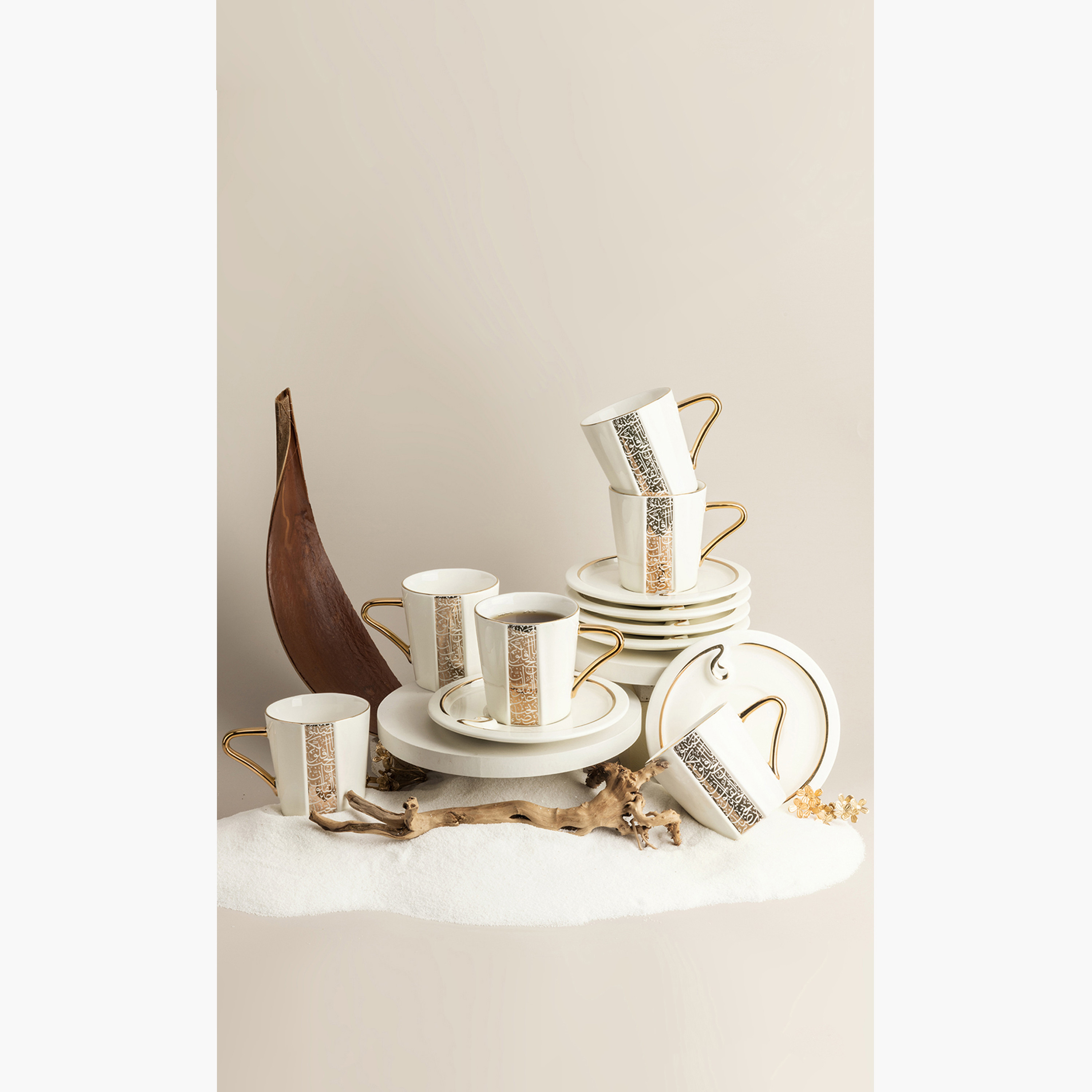 Otantik Nour 12-Piece Porcelain Cup and Saucer Set-household-dining-teaandcoffee-teaandcoffeesets-image-1