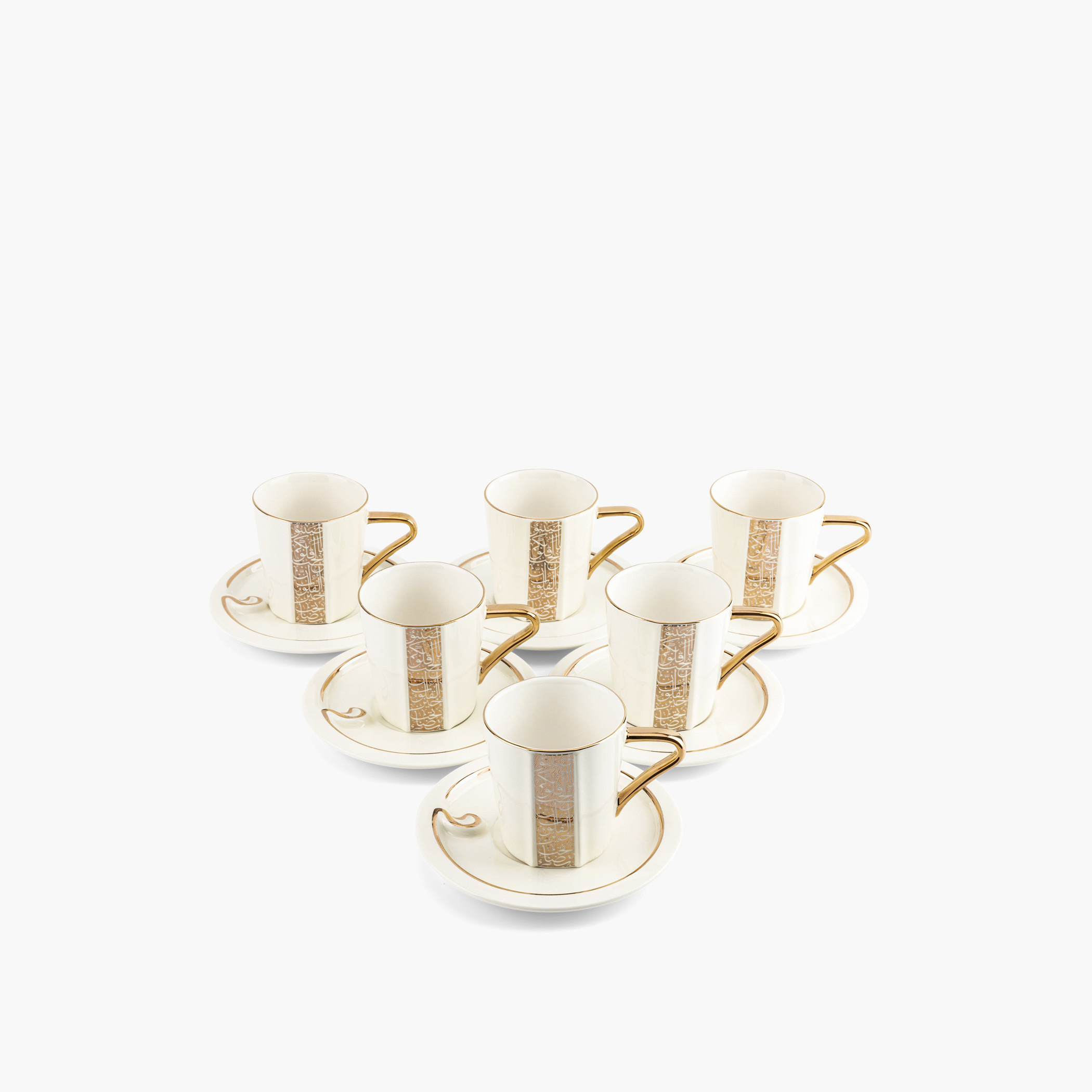 Otantik Nour 12-Piece Porcelain Cup and Saucer Set-household-dining-teaandcoffee-teaandcoffeesets-image-2