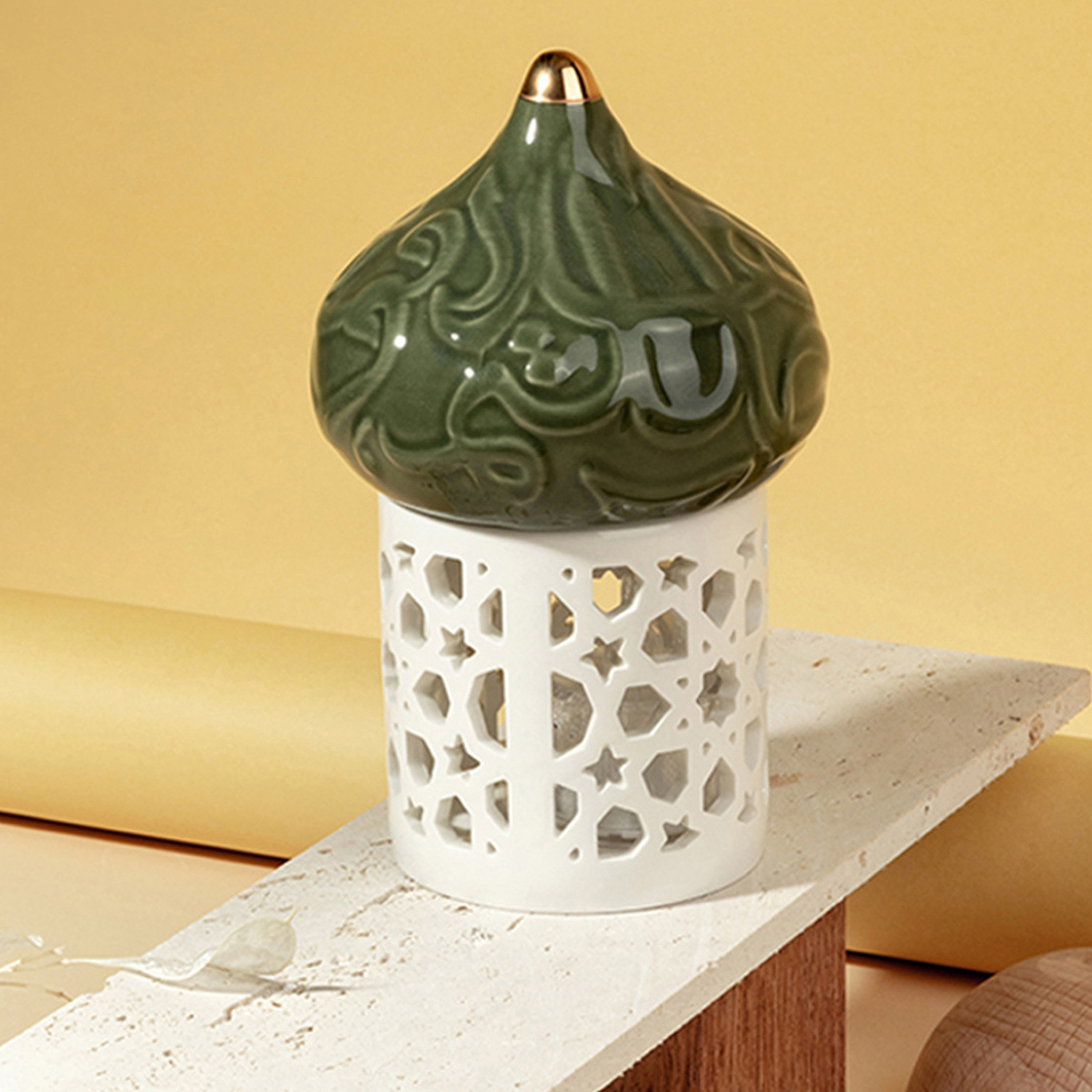 Otantik Diwan Collection Porcelain Tealight Holder - 16 cms-household-decor-candleholdersandlanterns-image-1