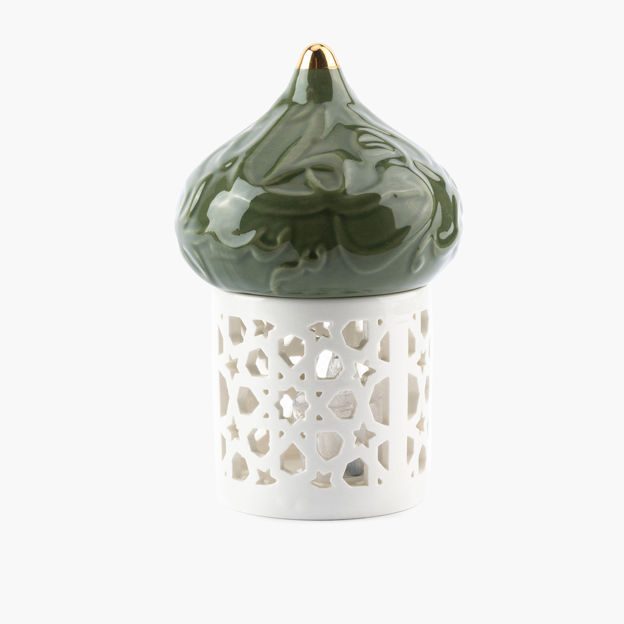 Otantik Diwan Collection Porcelain Tealight Holder - 16 cms-household-decor-candleholdersandlanterns-image-2