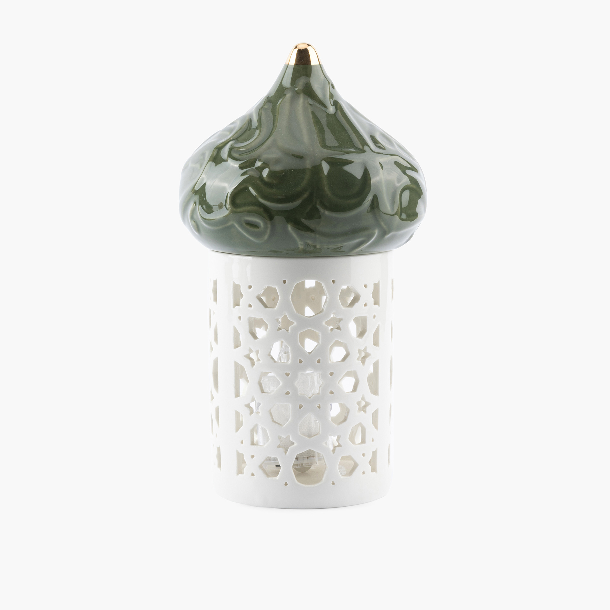 Otantik Diwan Collection Porcelain Tealight Holder - 22 cms-household-decor-candleholdersandlanterns-image-2