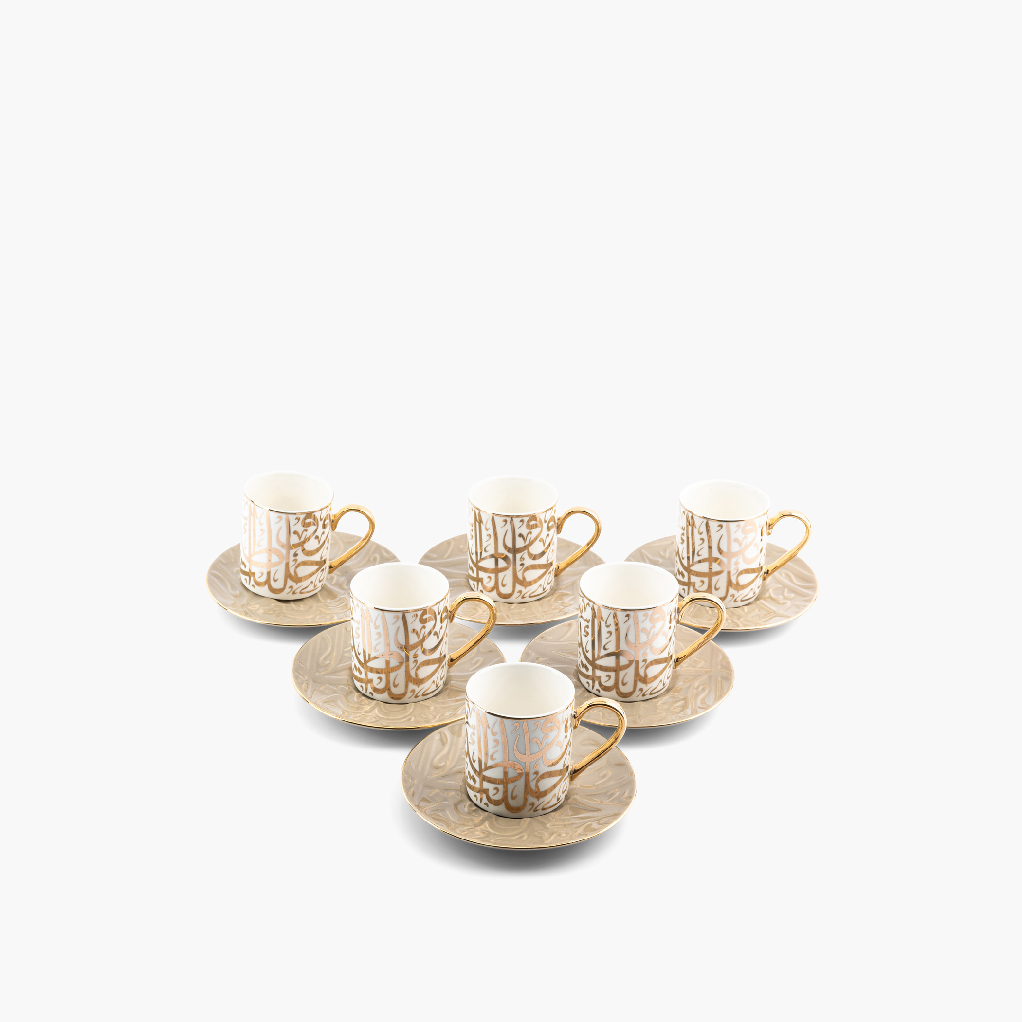 Otantik 12-Piece Porcelain Cup and Saucer Set-household-dining-teaandcoffee-teaandcoffeesets-image-2