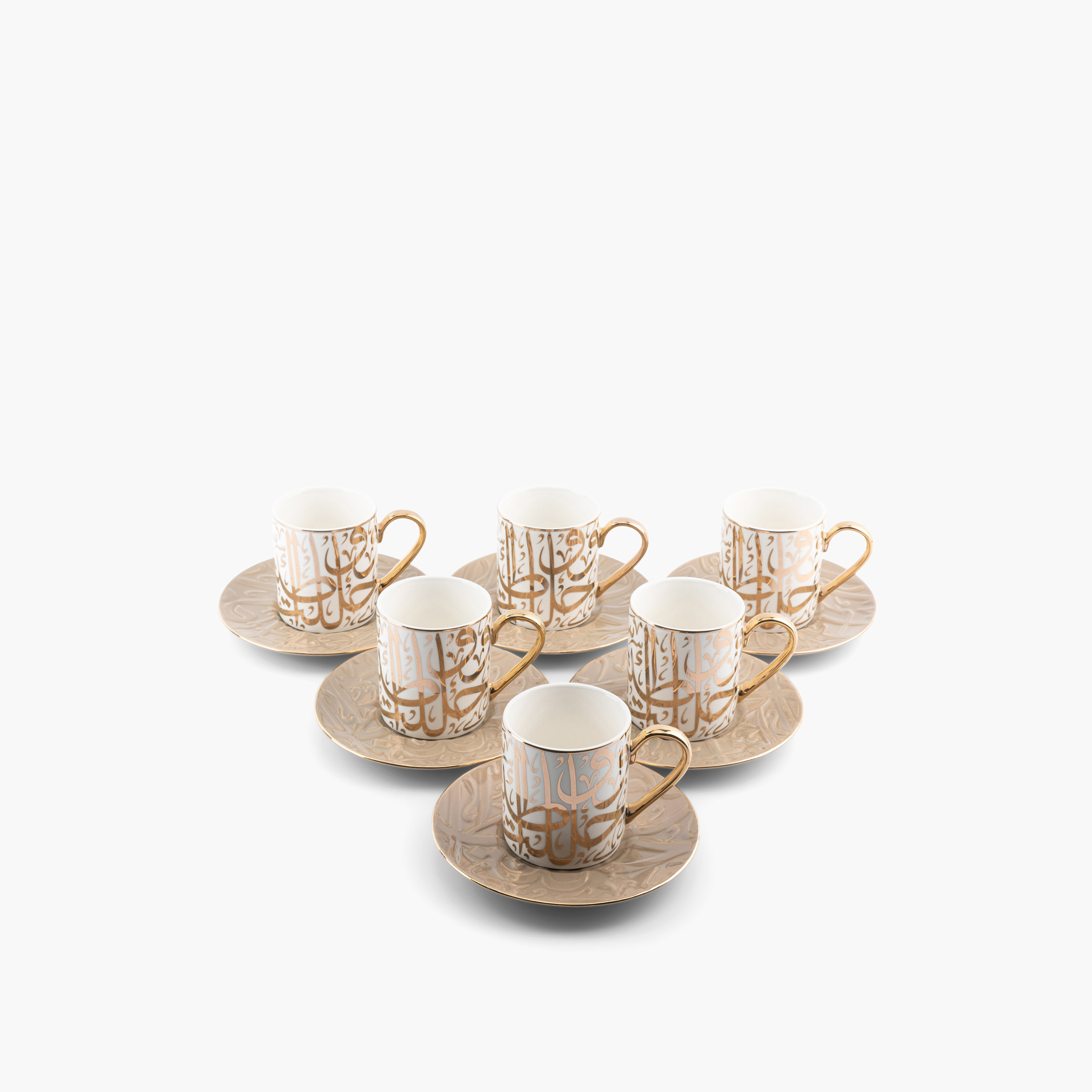 Otantik Diwan 12-Piece Porcelain Cup and Saucer Set-household-dining-teaandcoffee-teaandcoffeesets-image-2
