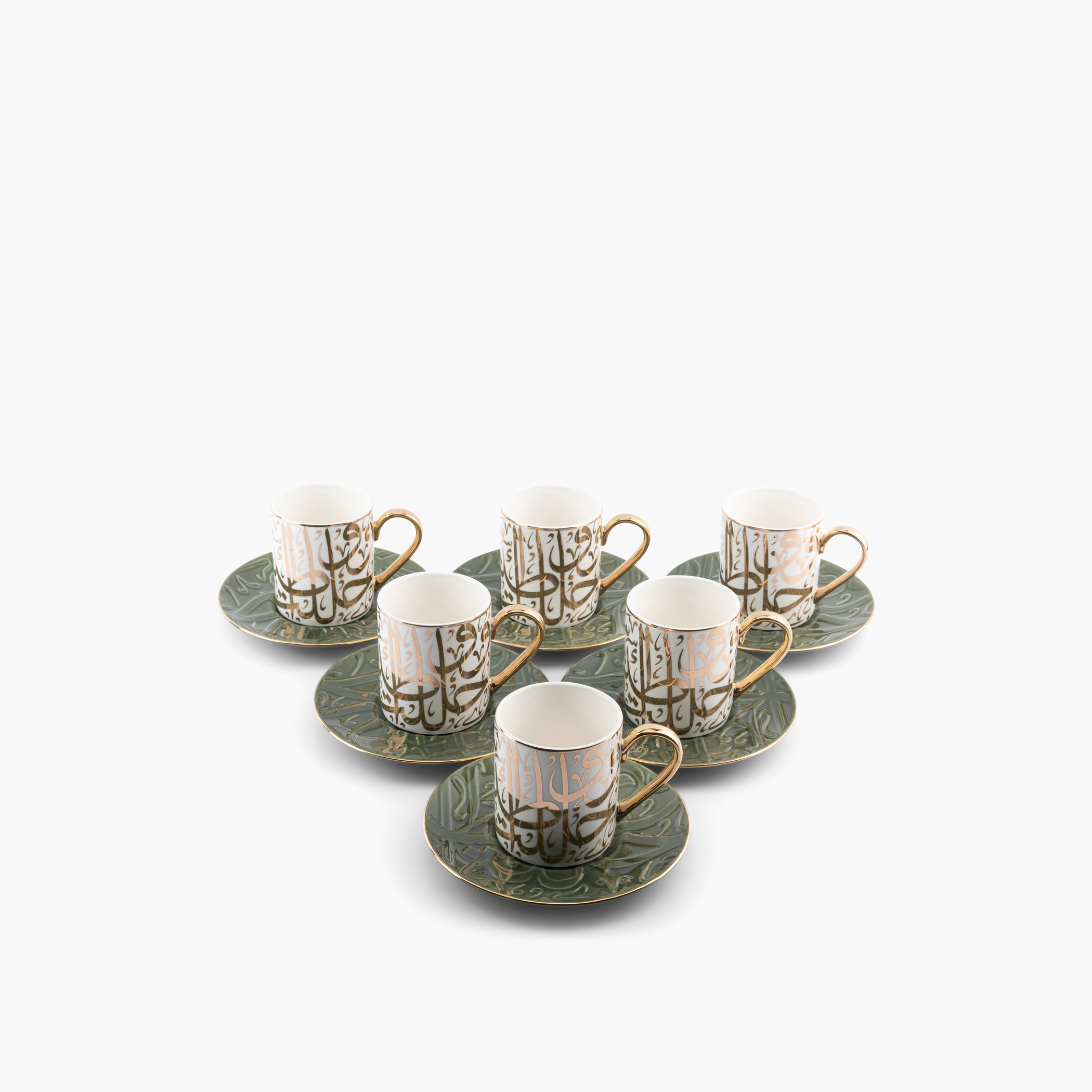 Otantik 12-Piece Printed Porcelain Cup and Saucer Set-household-dining-teaandcoffee-teaandcoffeesets-image-2