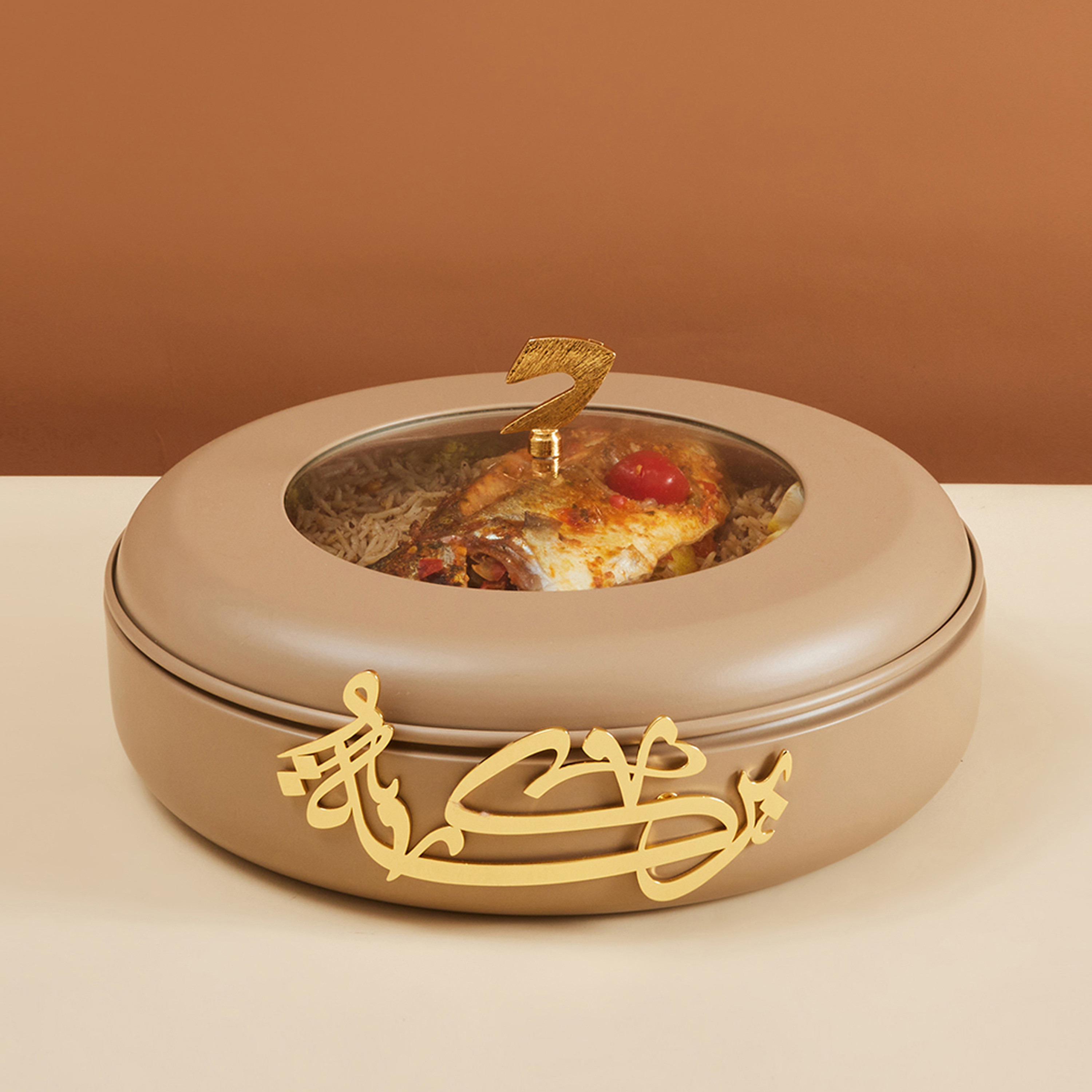 Otantik Diwan Collection Food Warmer - 29 cms-household-dining-serveware-foodwarmersandcasseroles-image-1