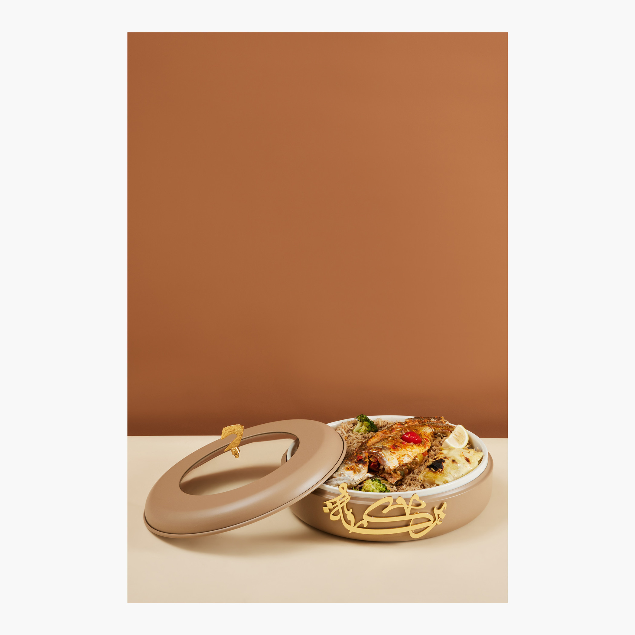 Otantik Diwan Collection Food Warmer - 29 cms-household-dining-serveware-foodwarmersandcasseroles-image-2