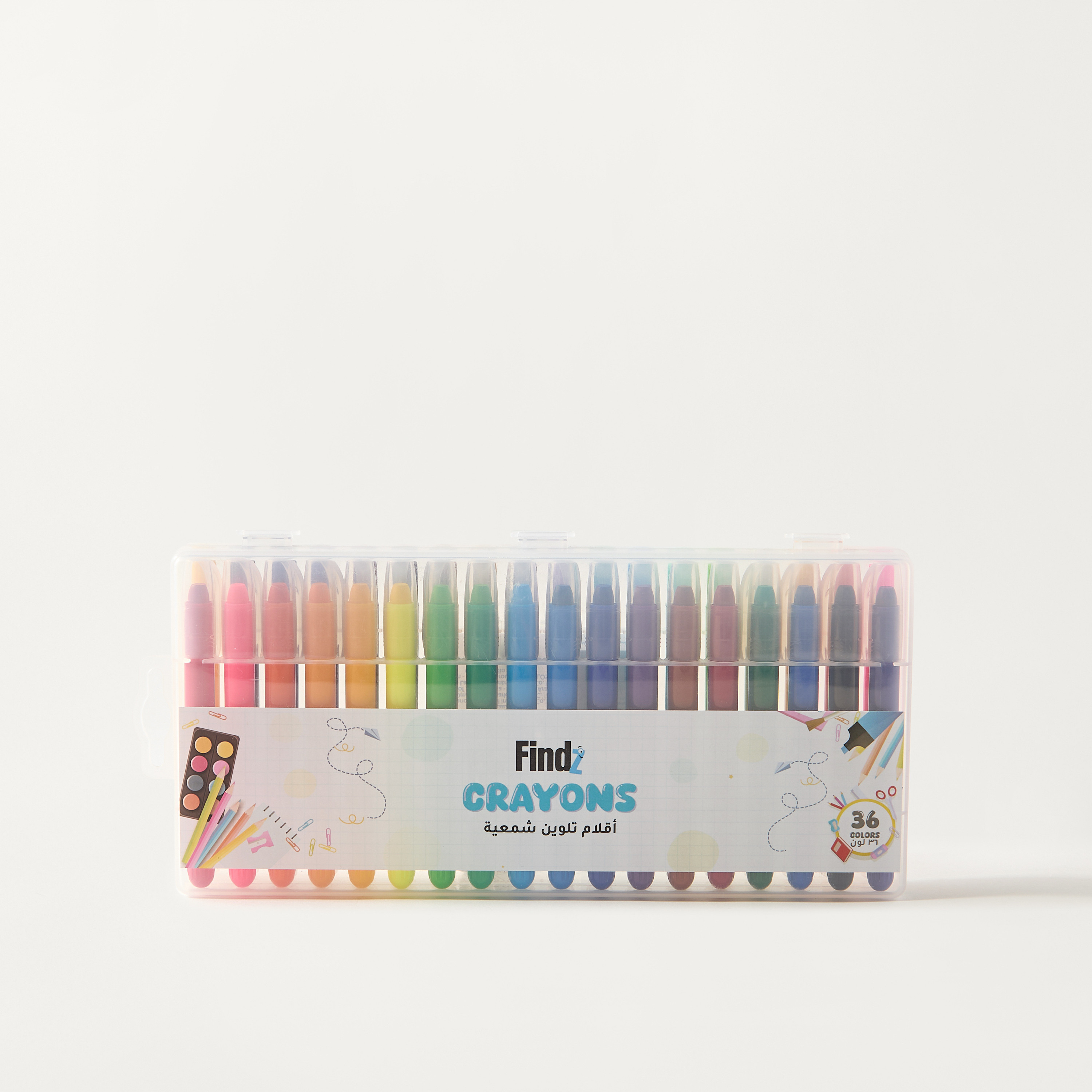 Findz 36-Piece Crayon Set-school-stationery-pensandpencils-image-1