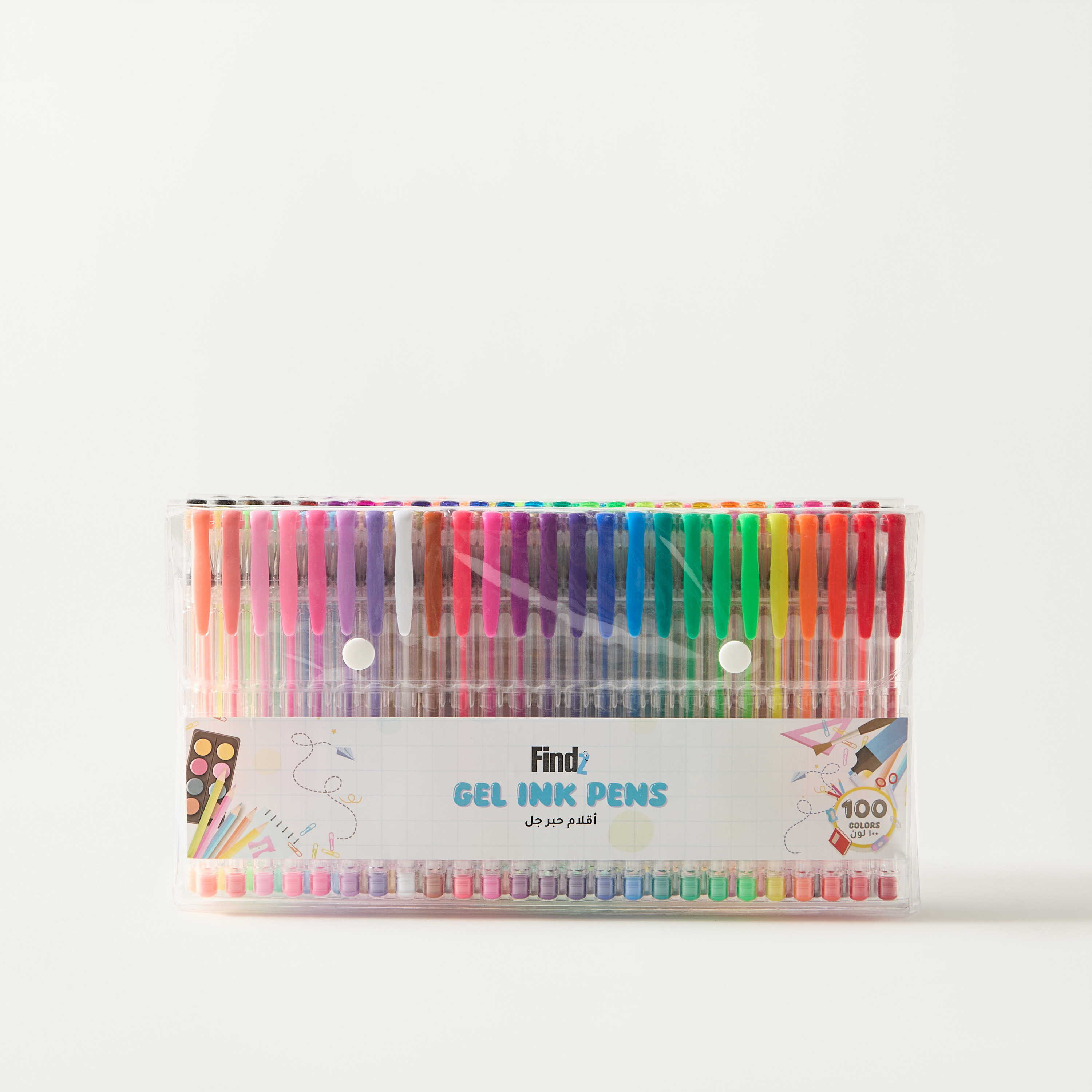 Findz 100-Piece Gel Ink Pen Set-school-stationery-pensandpencils-image-1