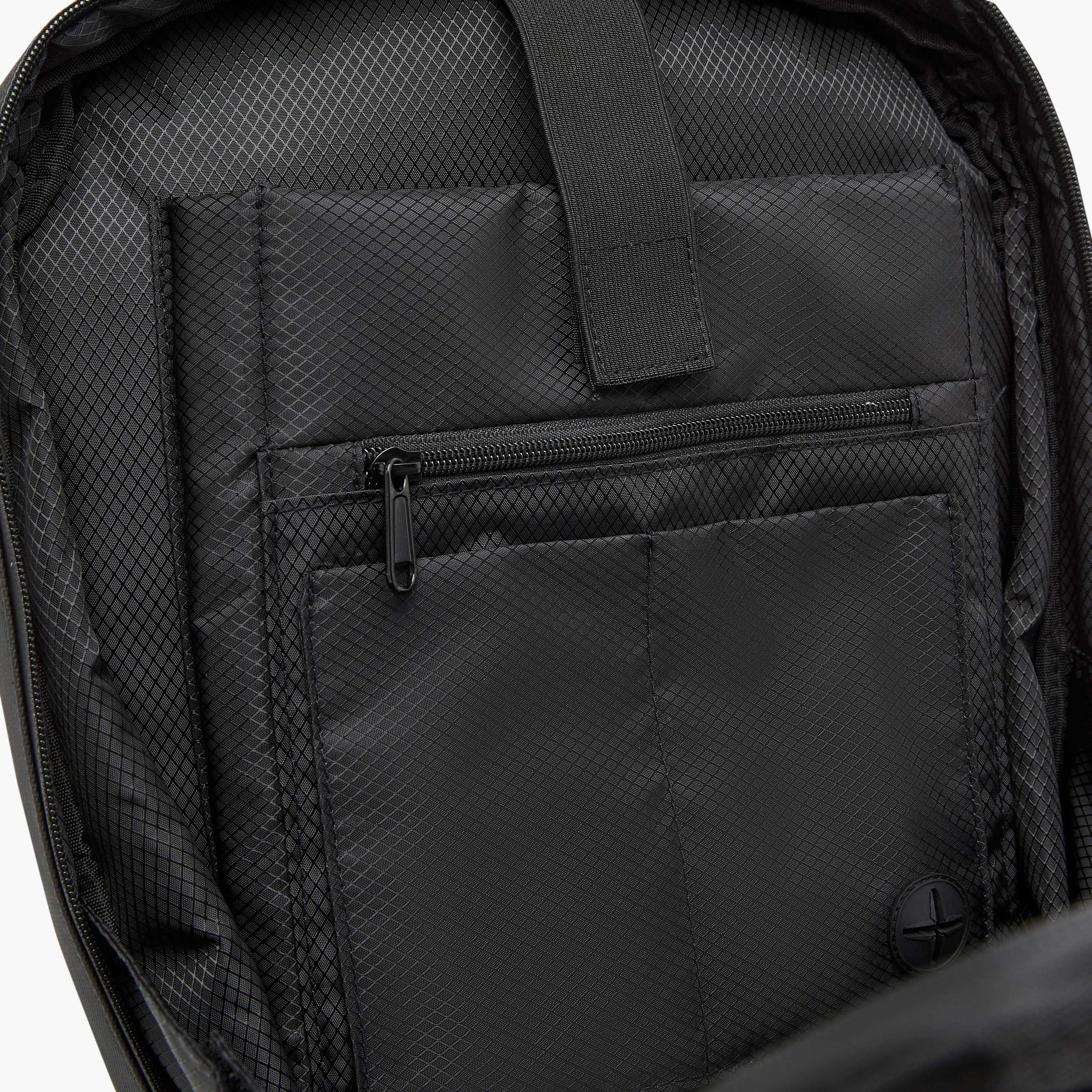 LED Backpack with Adjustable Straps and Zip Closure - 32.7x18x42 cms-men-bags-image-13