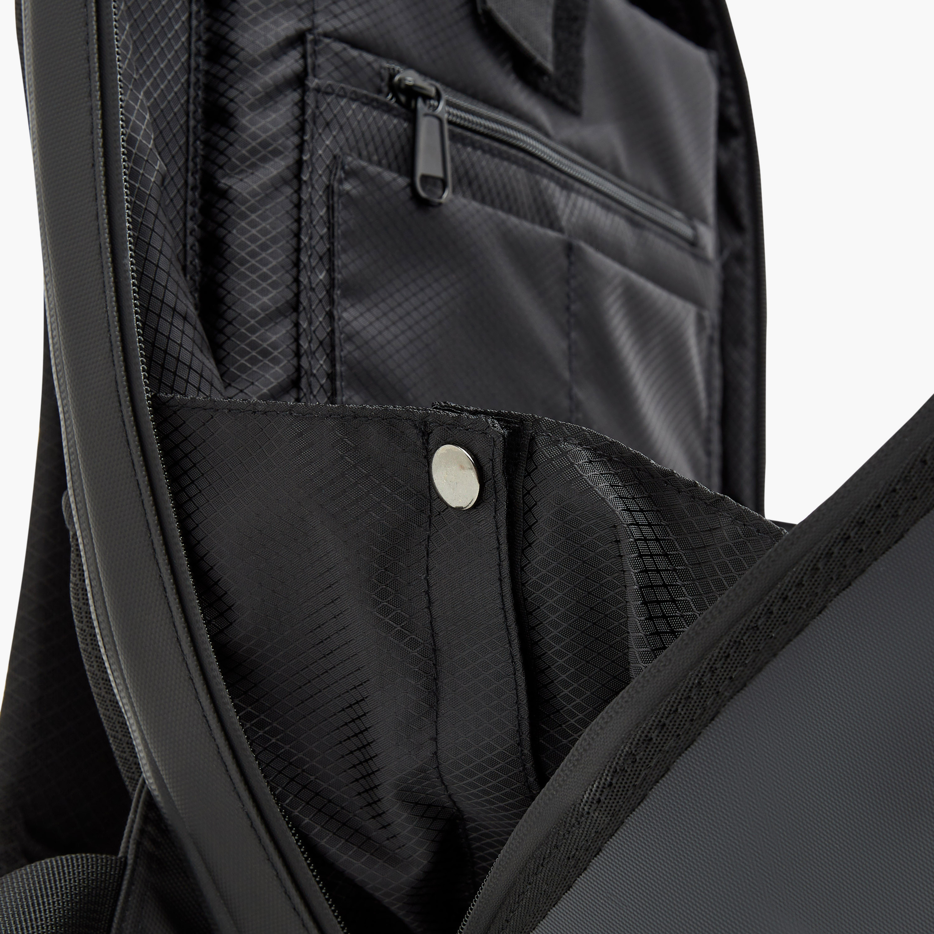 LED Backpack with Adjustable Straps and Zip Closure - 32.7x18x42 cms-men-bags-image-14