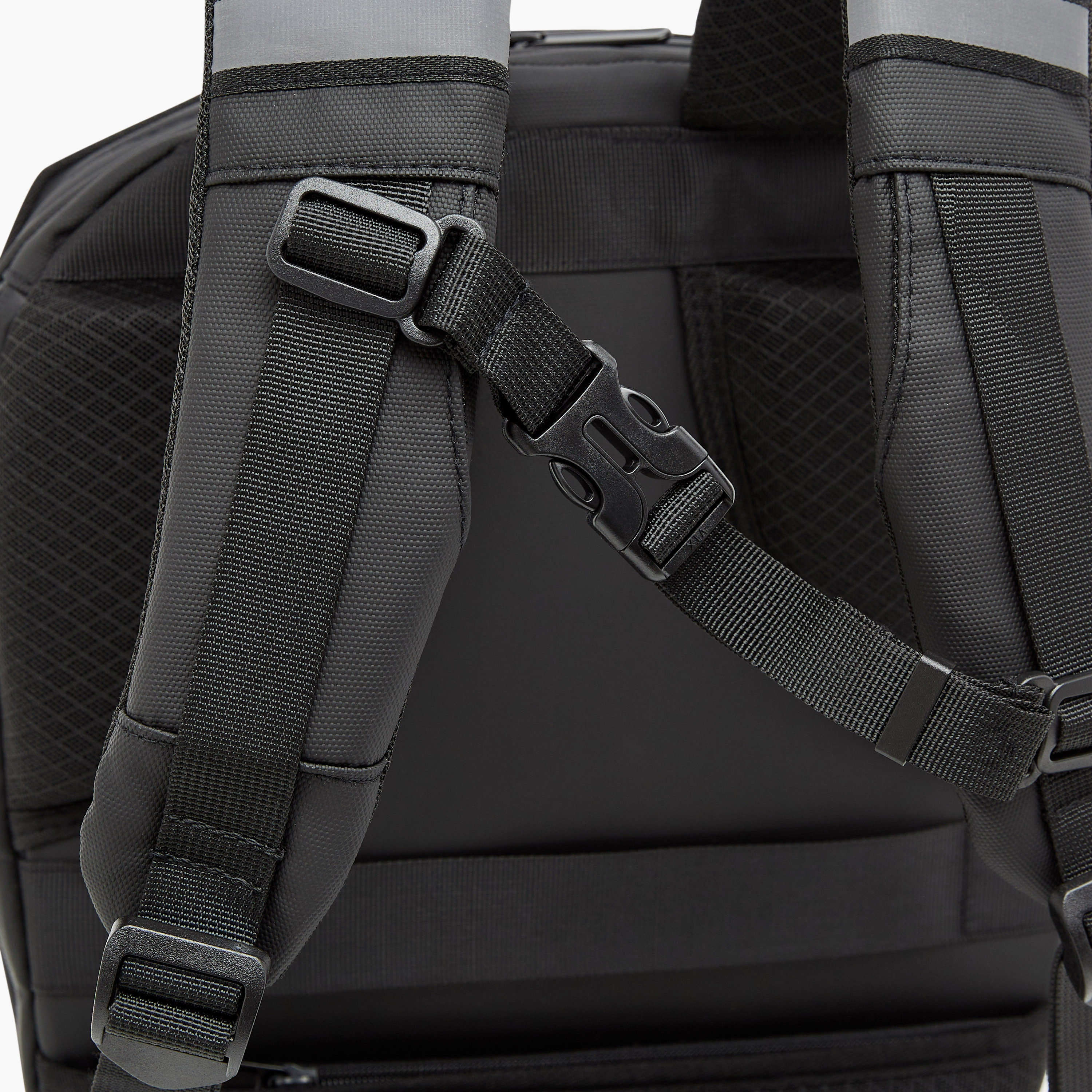 LED Backpack with Adjustable Straps and Zip Closure - 32.7x18x42 cms-men-bags-image-9
