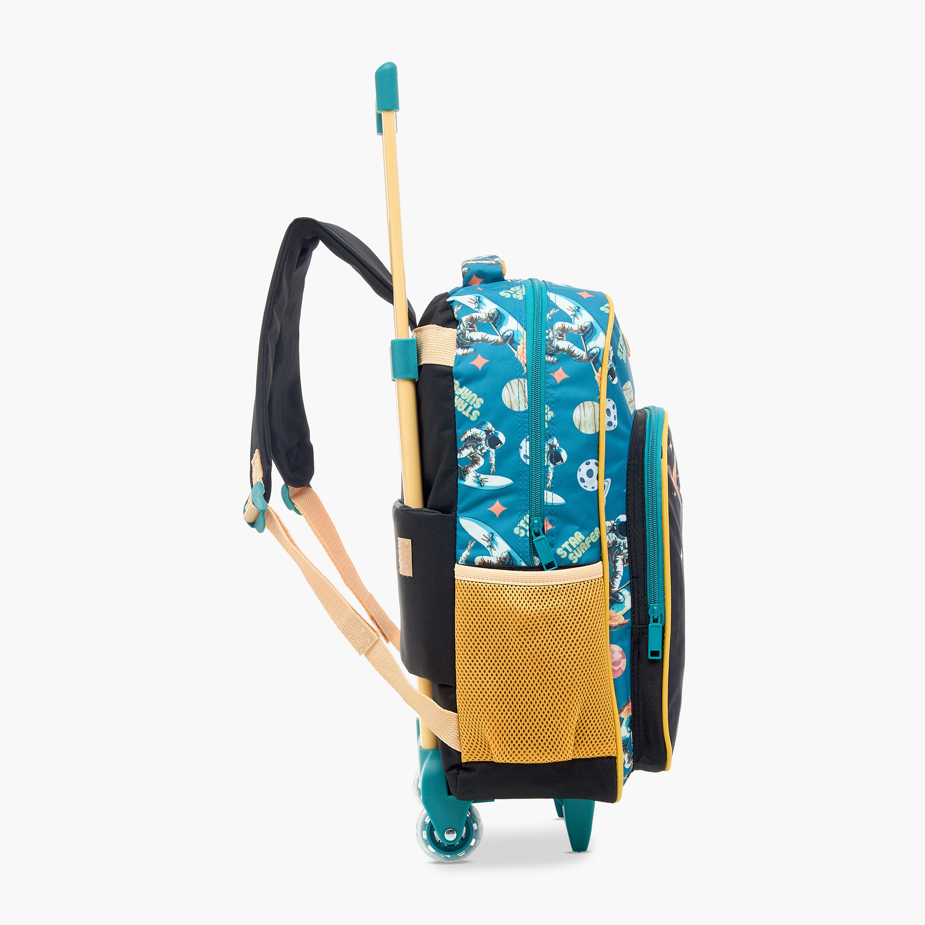 SAMI STUDIO Cupcake Print 5-Piece Trolley Backpack Set - 16 inches-school-bagsandbackpacks-trolleybags-image-3