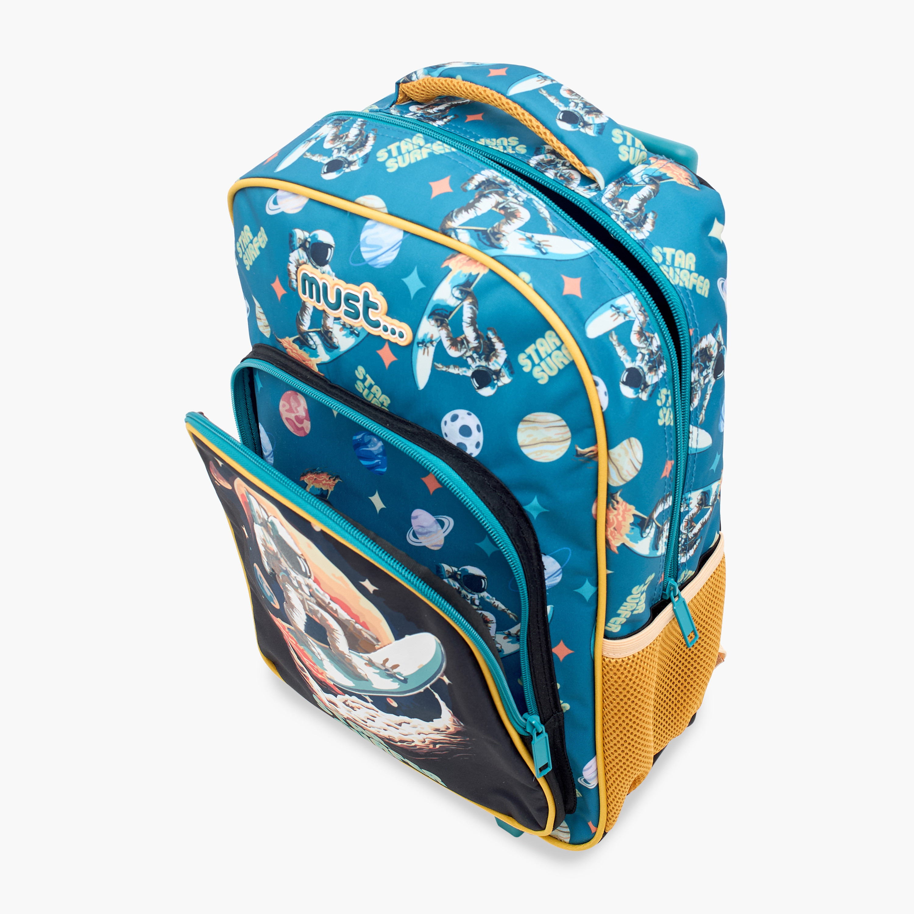 SAMI STUDIO Cupcake Print 5-Piece Trolley Backpack Set - 16 inches-school-bagsandbackpacks-trolleybags-image-9