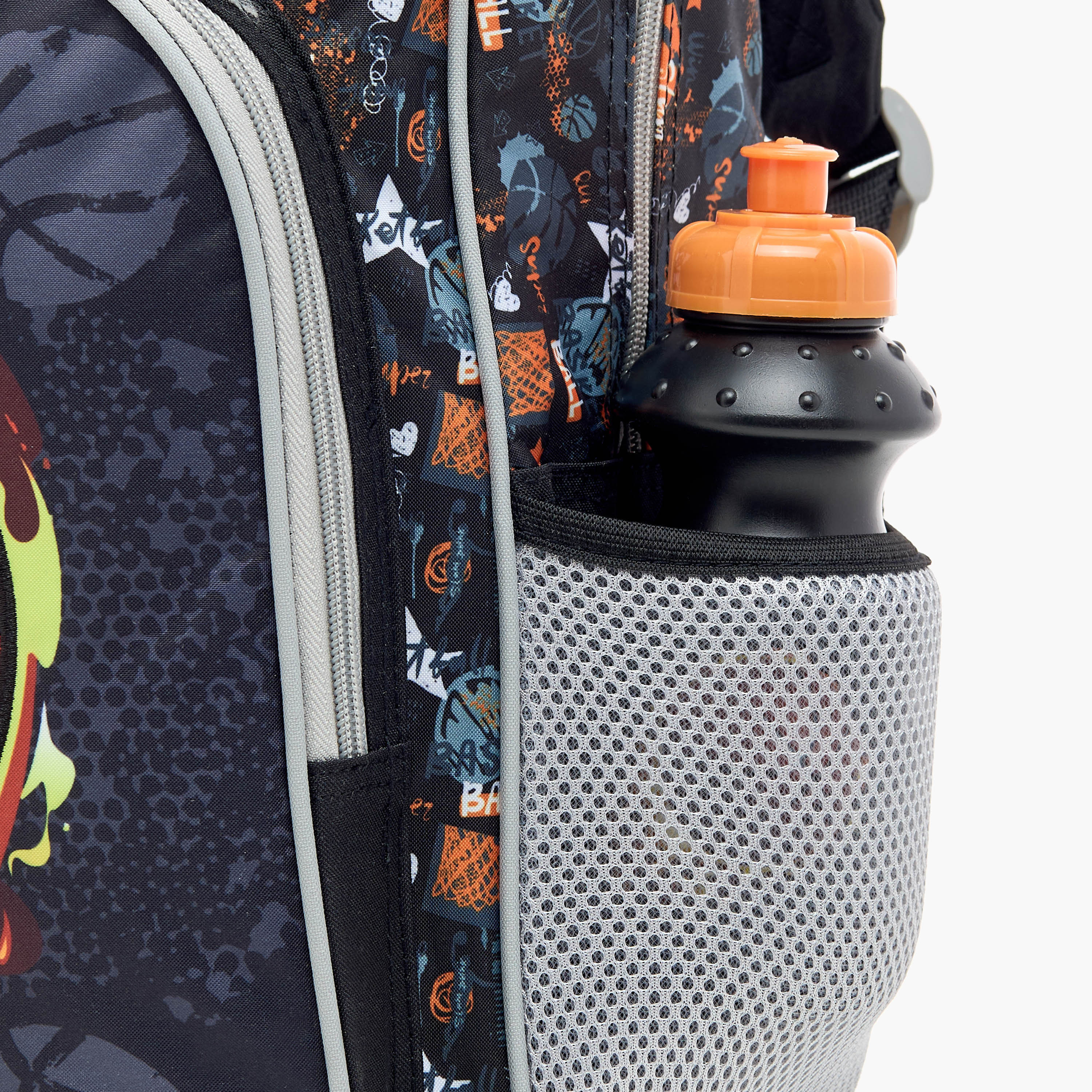 Must 5-Piece Basketball Print 16-inch Trolley Backpack Set - 43x30x13 cms-school-bagsandbackpacks-sets-image-8