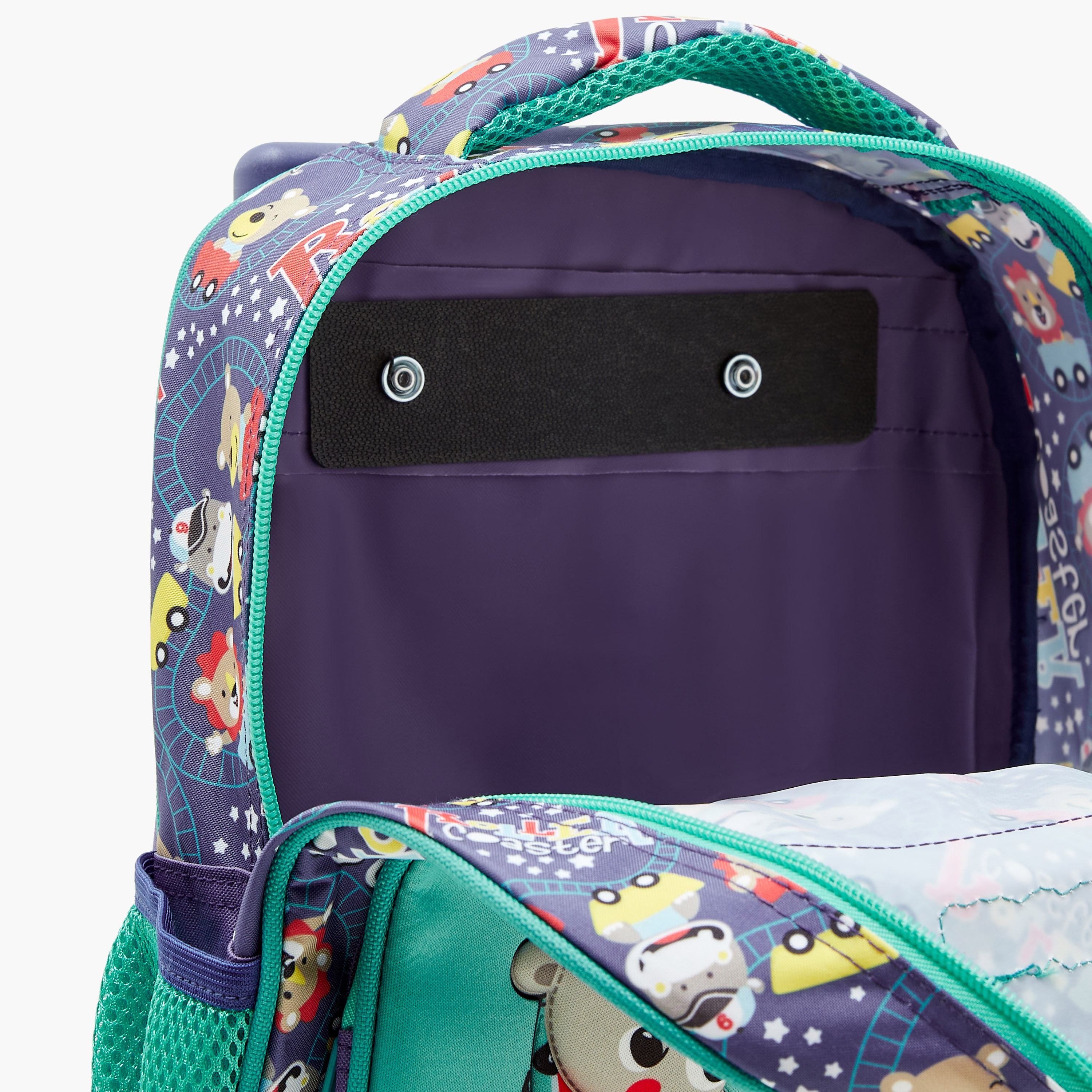 Must Graphic Print Trolley Backpack with Lunch Bag and Pencil Case - 27X10X31 cms-school-bagsandbackpacks-trolleybags-image-10