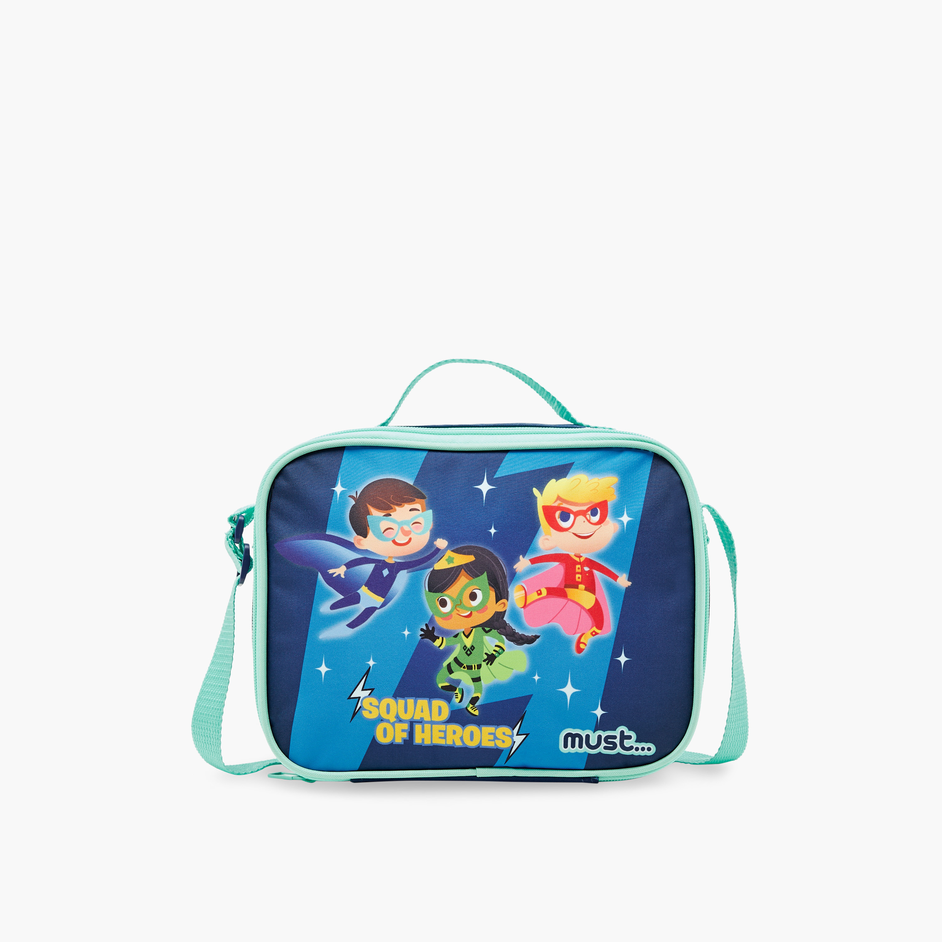 Must Graphic Print Trolley Backpack with Lunch Bag and Pencil Case - 27X10X31 cms-school-bagsandbackpacks-trolleybags-image-11