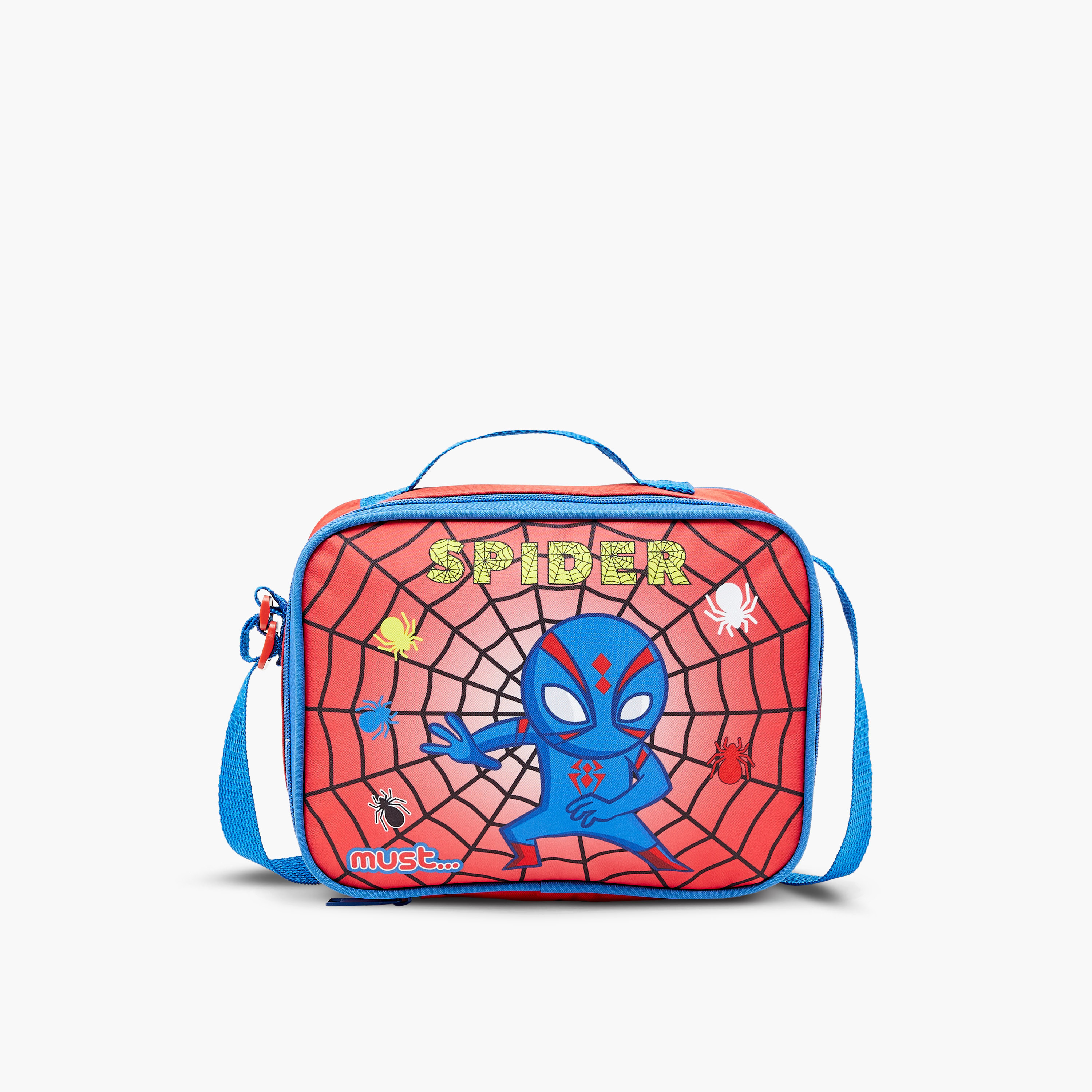 Must Graphic Print Trolley Backpack with Lunch Bag and Pencil Case - 27X10X31 cms-school-bagsandbackpacks-trolleybags-image-12