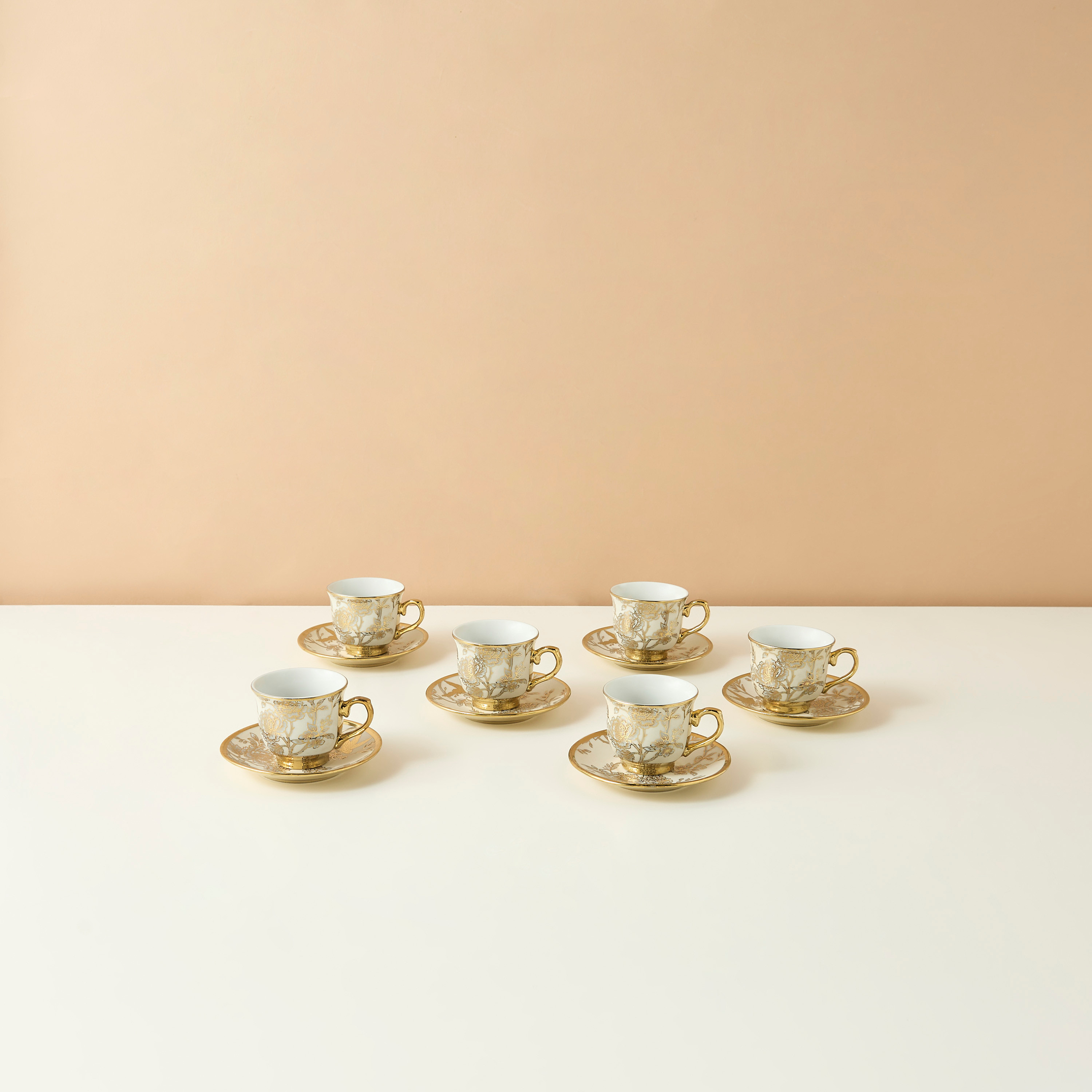 Zahra 12-Piece Porcelain Coffee Set - 90 ml-household-dining-teaandcoffee-teaandcoffeesets-image-4