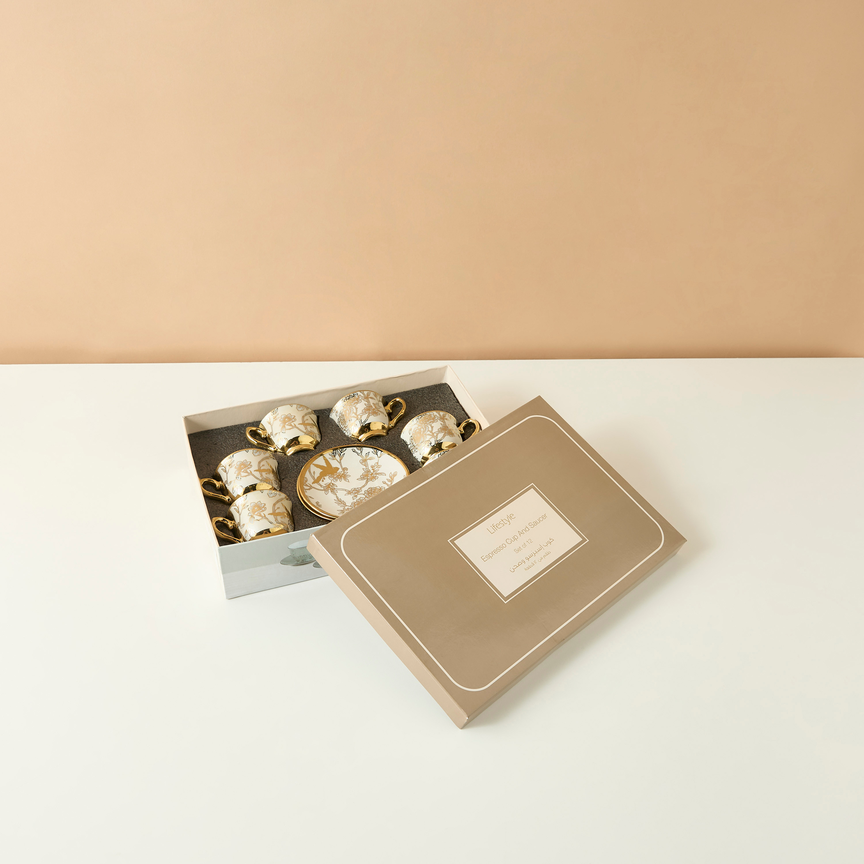Zahra 12-Piece Porcelain Coffee Set - 90 ml-household-dining-teaandcoffee-teaandcoffeesets-image-5