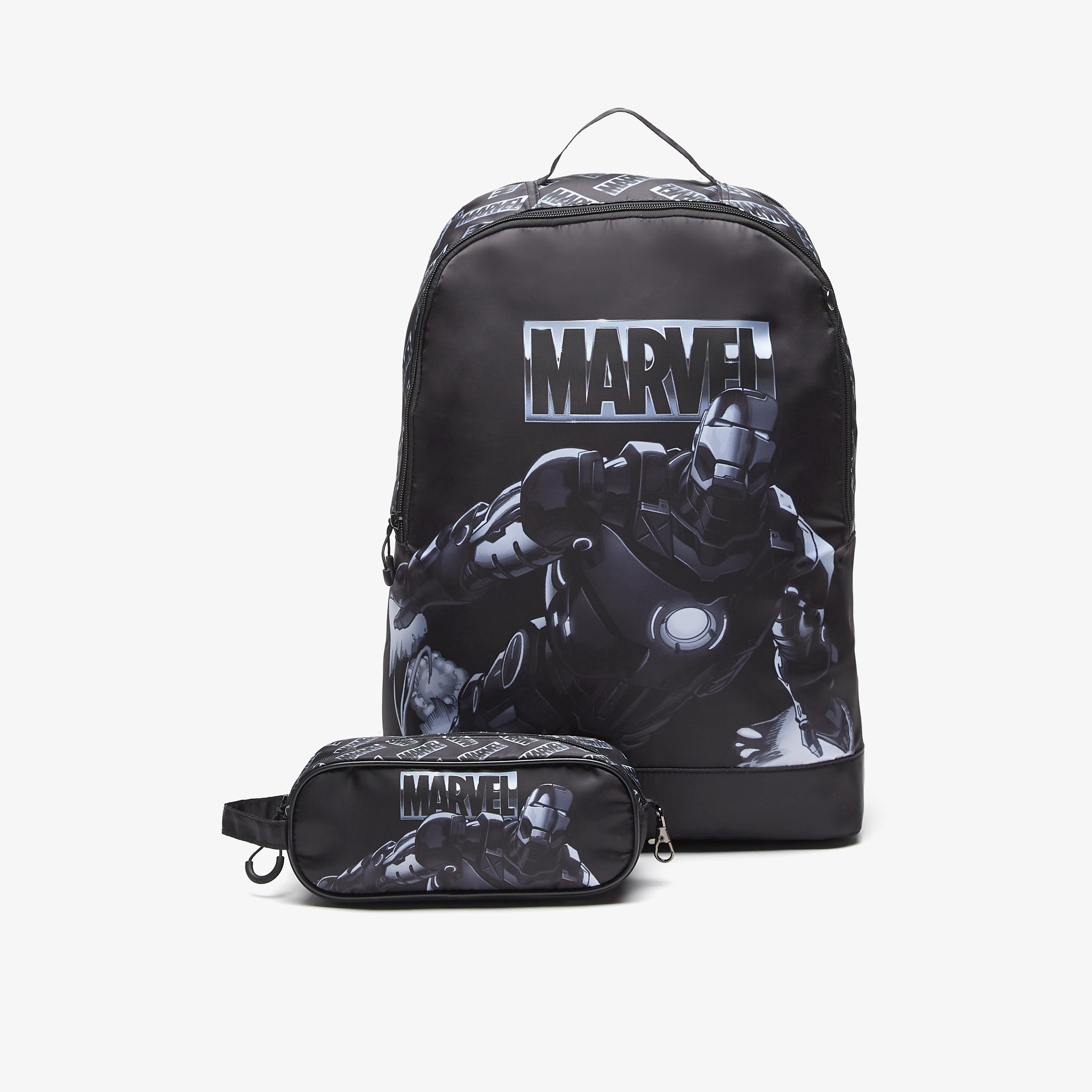 Marvel Iron Man Print Backpack with Pencil Case-school-bagsandbackpacks-backpacks-image-1