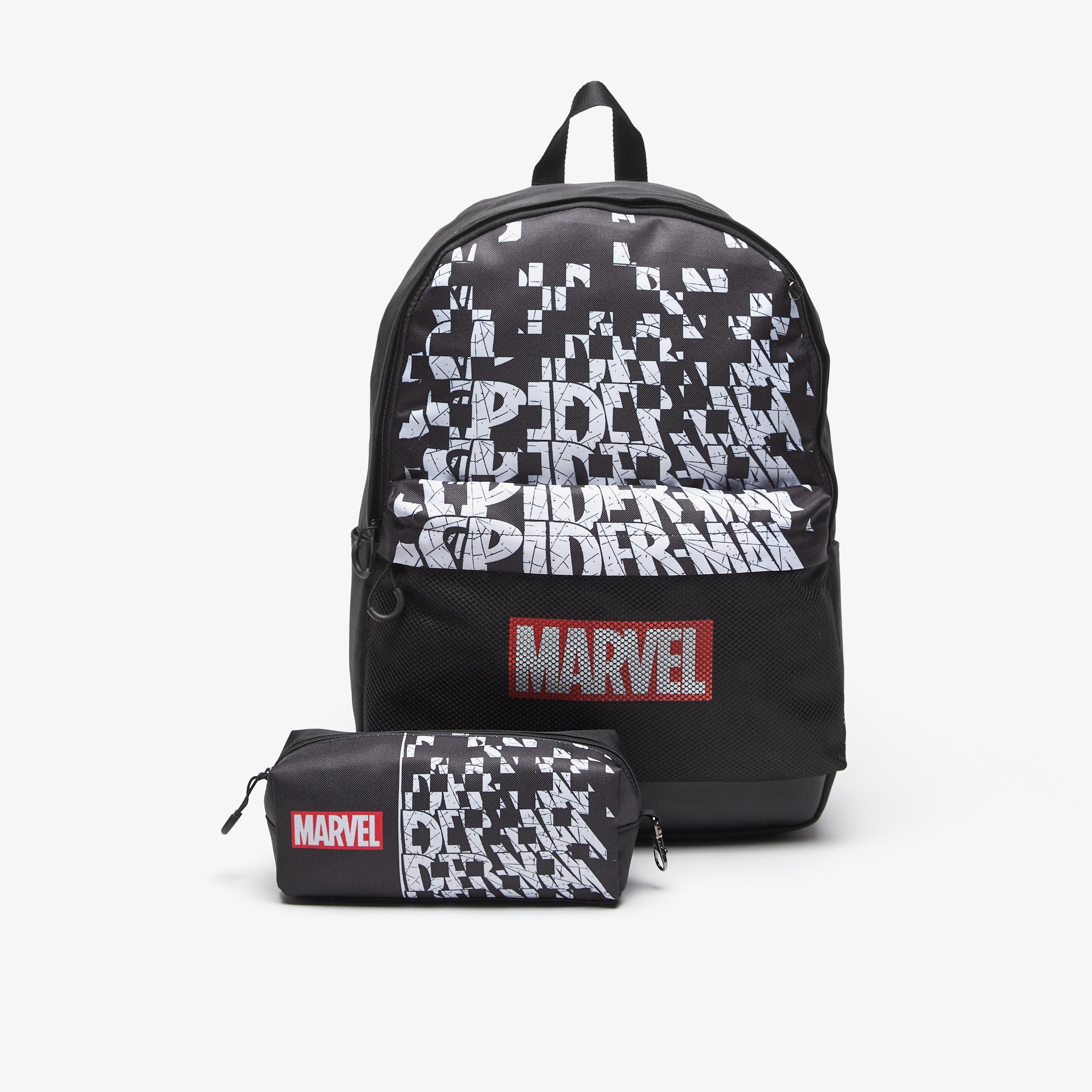 شنطة ظهر بطبعات سبايدر مان مع مقلمة من مارفل-school-bagsandbackpacks-backpacks-image-1