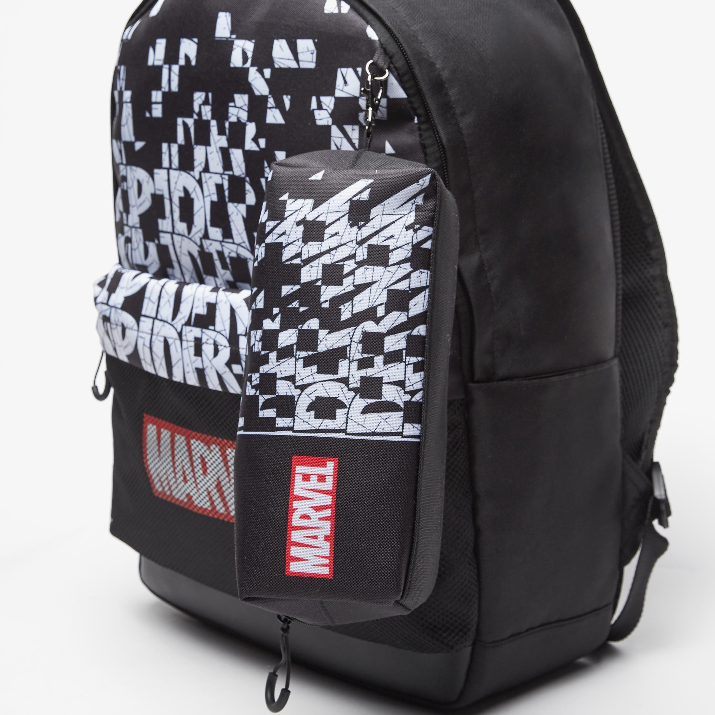 شنطة ظهر بطبعات سبايدر مان مع مقلمة من مارفل-school-bagsandbackpacks-backpacks-image-6