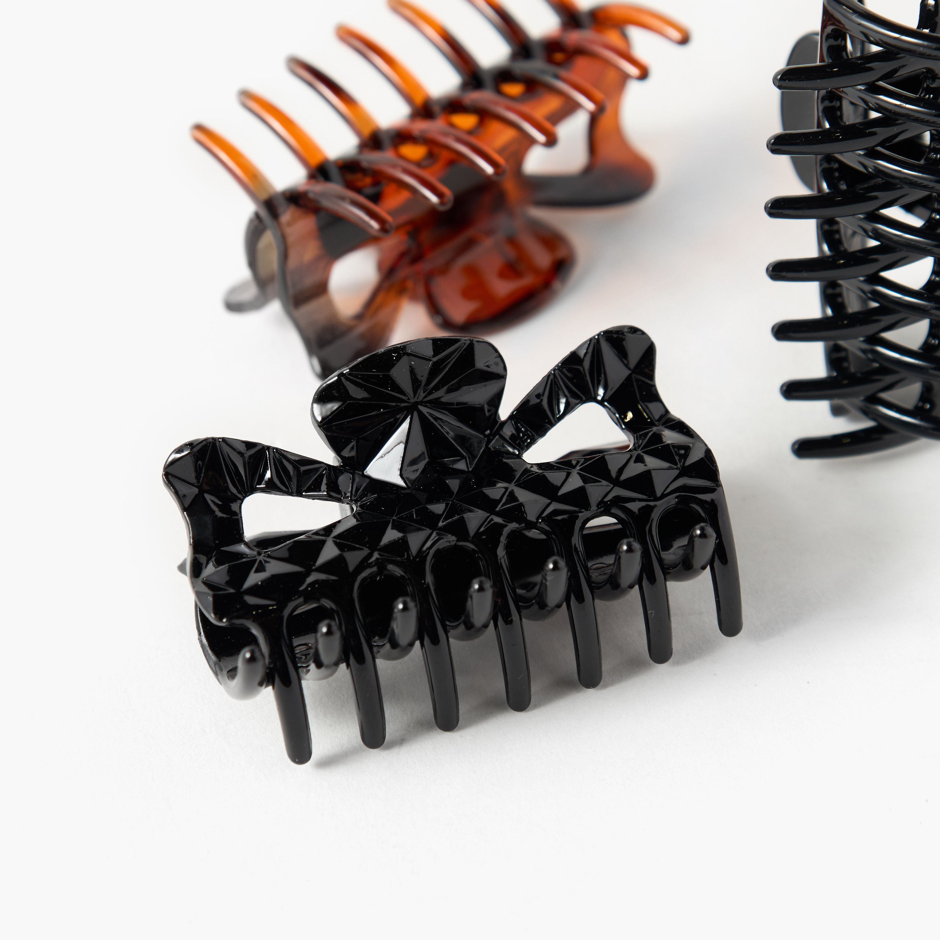 Assorted Solid Hair Clamp - Set of 3-women-hairaccessories-clamps-image-3