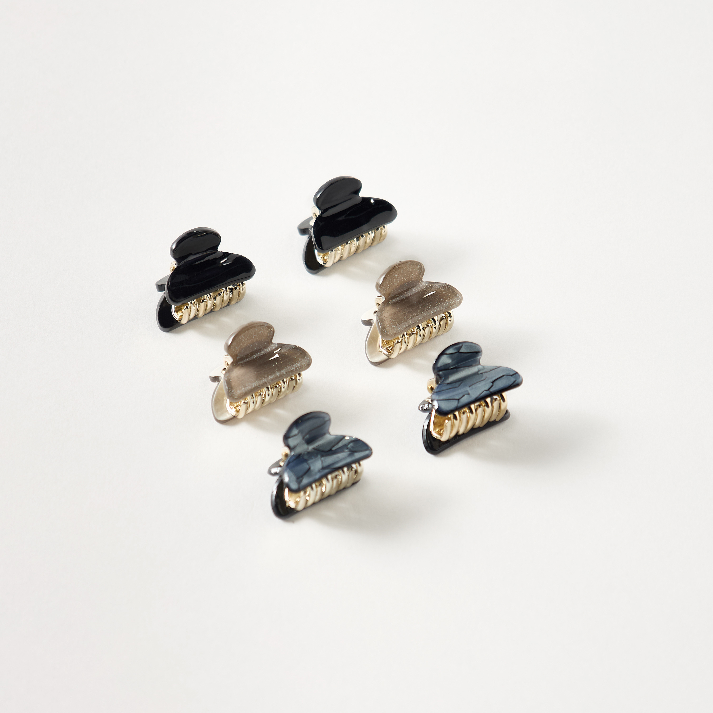 مشابك شعر بطبعات - طقم من 6 قطع-women-hairaccessories-clamps-image-1