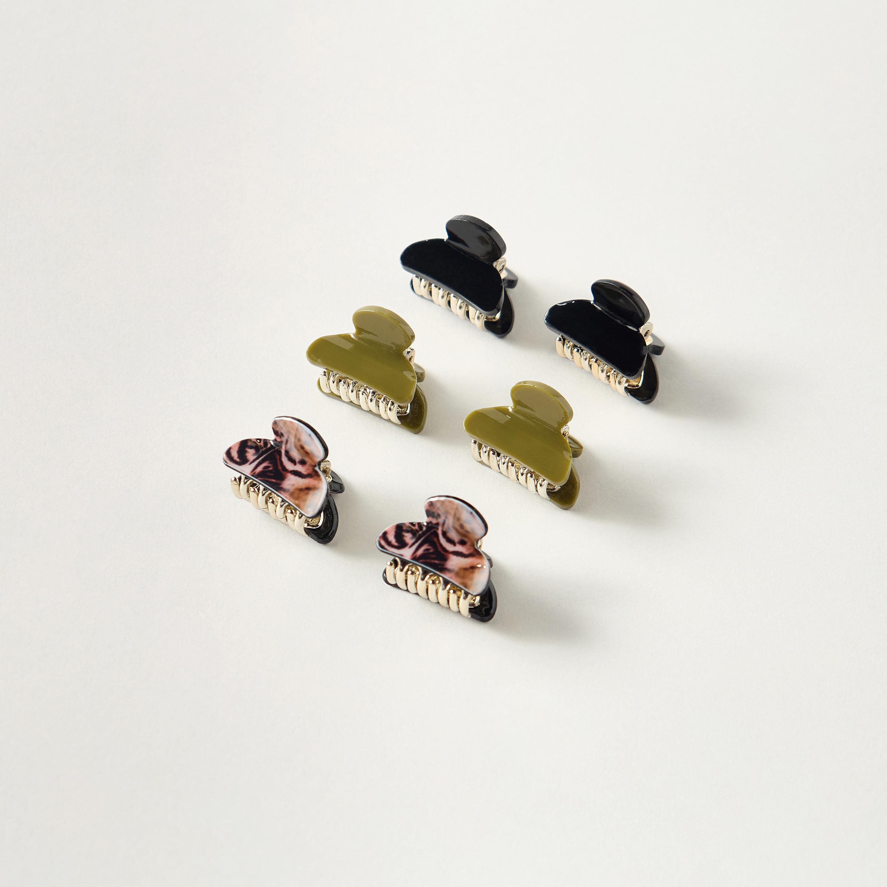 Assorted Hair Clamp - Set of 6-women-hairaccessories-clamps-image-1