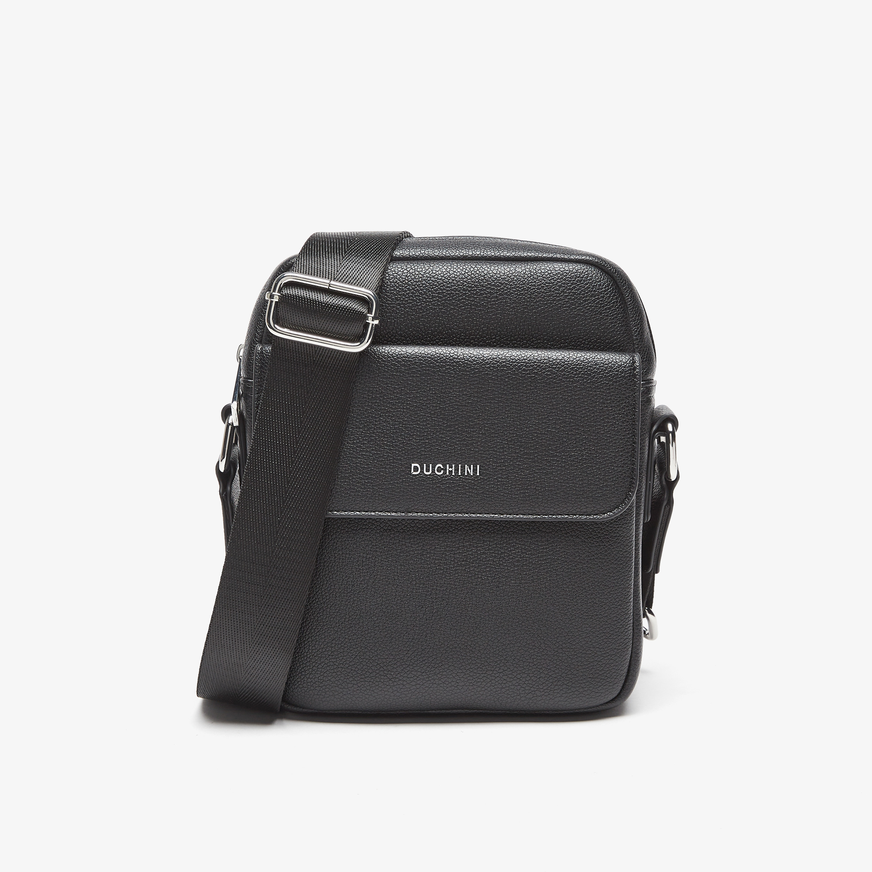 شنطة كروس بودي سادة بسحاب إغلاق وحزام قابل للتعديل من دوتشيني-travel-accessories-image-1