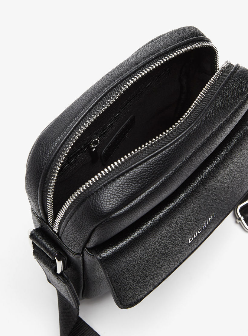 شنطة كروس بودي سادة بسحاب إغلاق وحزام قابل للتعديل من دوتشيني-travel-accessories-image-6