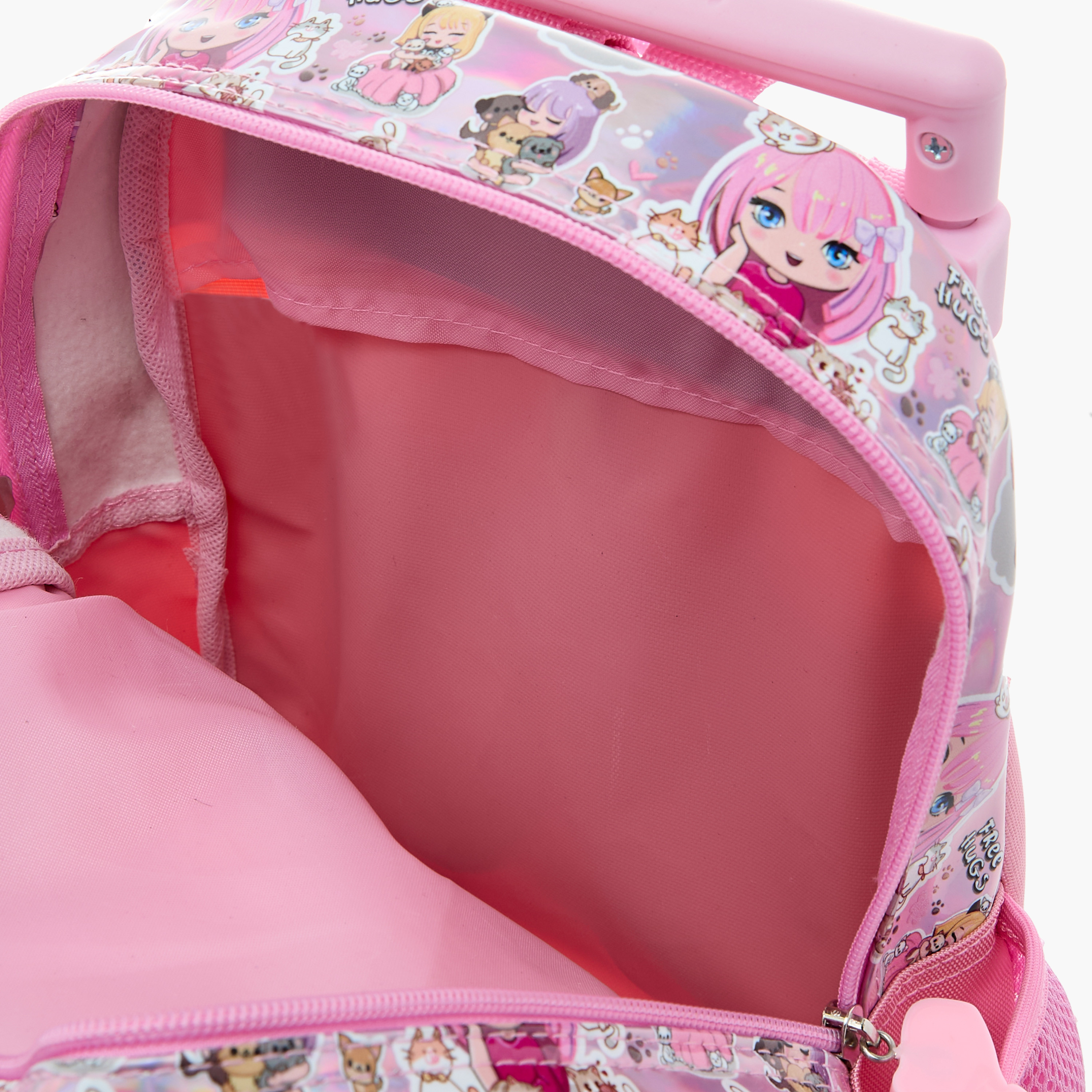SAMI STUDIO Printed 12-inch Trolley Backpack with Lunch Bag and Pencil Pouch - 31x23x10 cms-school-bagsandbackpacks-sets-image-9