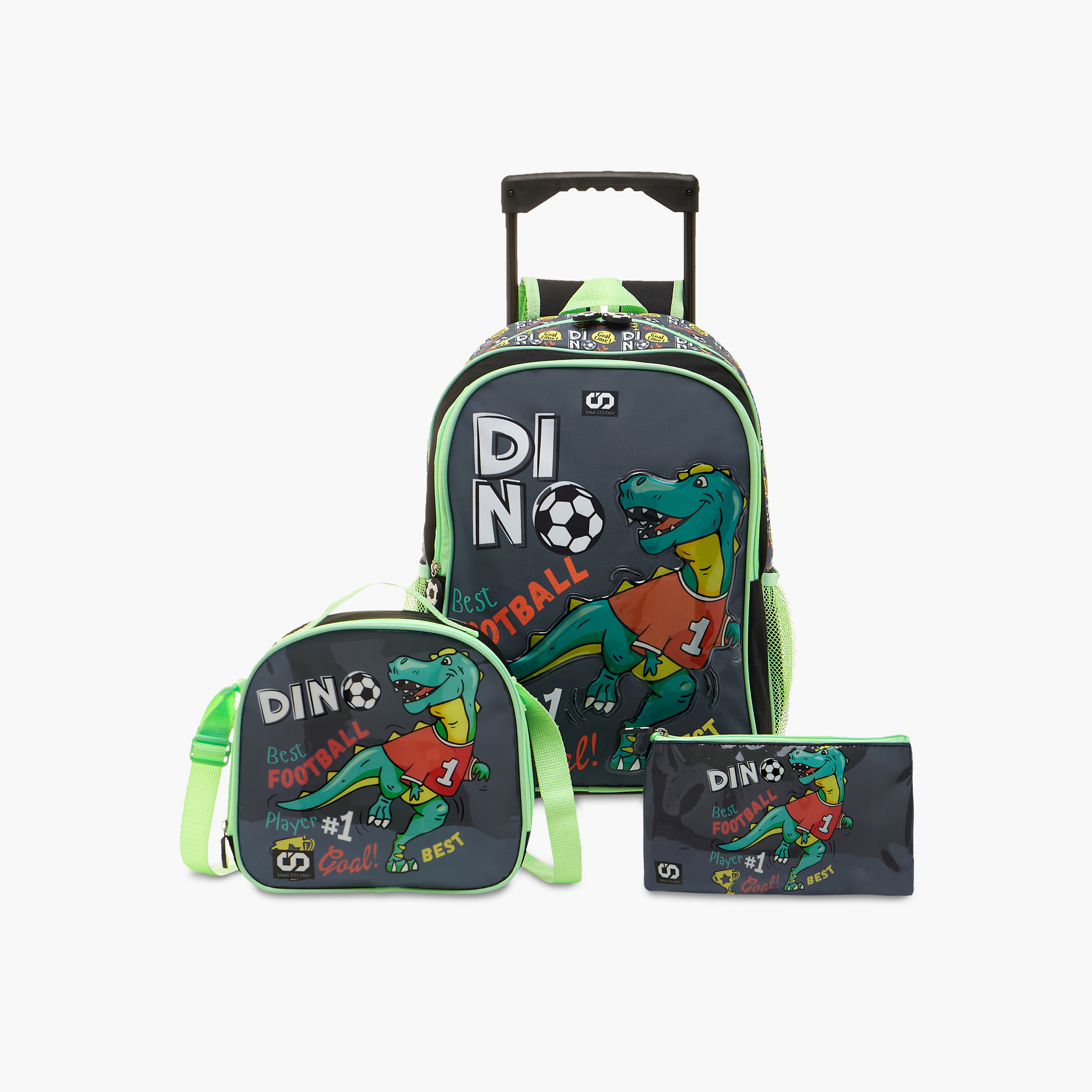 SAMI STUDIO Butterfly Print Trolley Backpack with Lunch Bag and Pencil Case-school-bagsandbackpacks-trolleybags-image-1