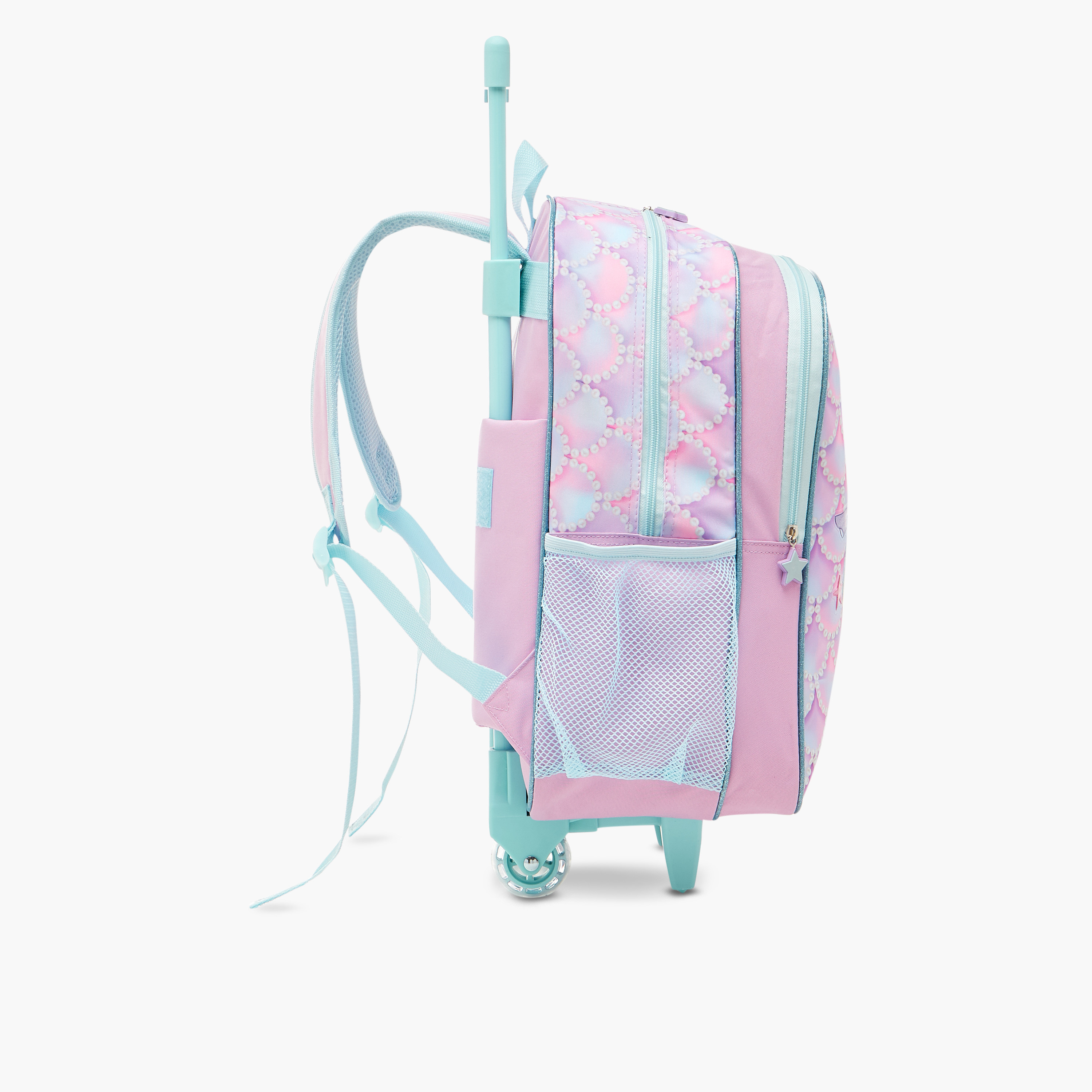 شنطة ظهر ترولي بطبعات مع شنطة غداء ومقلمة من ماست - 43X30X13 سم-school-bagsandbackpacks-sets-image-8