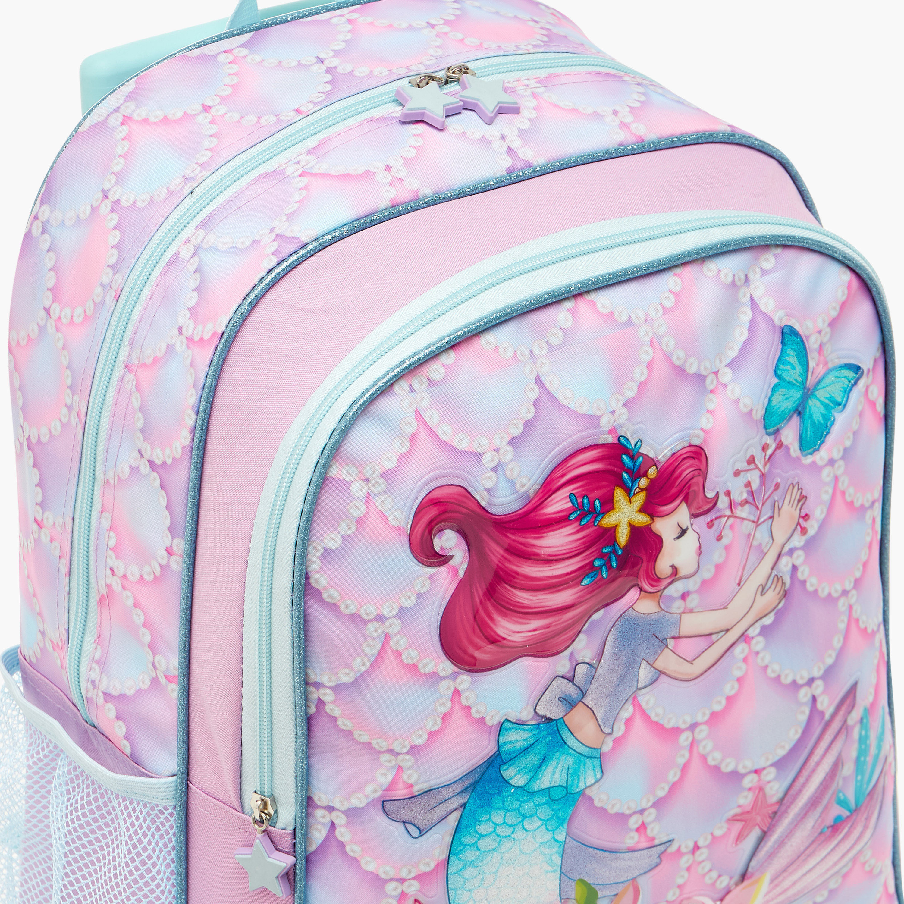 شنطة ظهر ترولي بطبعات مع شنطة غداء ومقلمة من ماست - 43X30X13 سم-school-bagsandbackpacks-sets-image-9