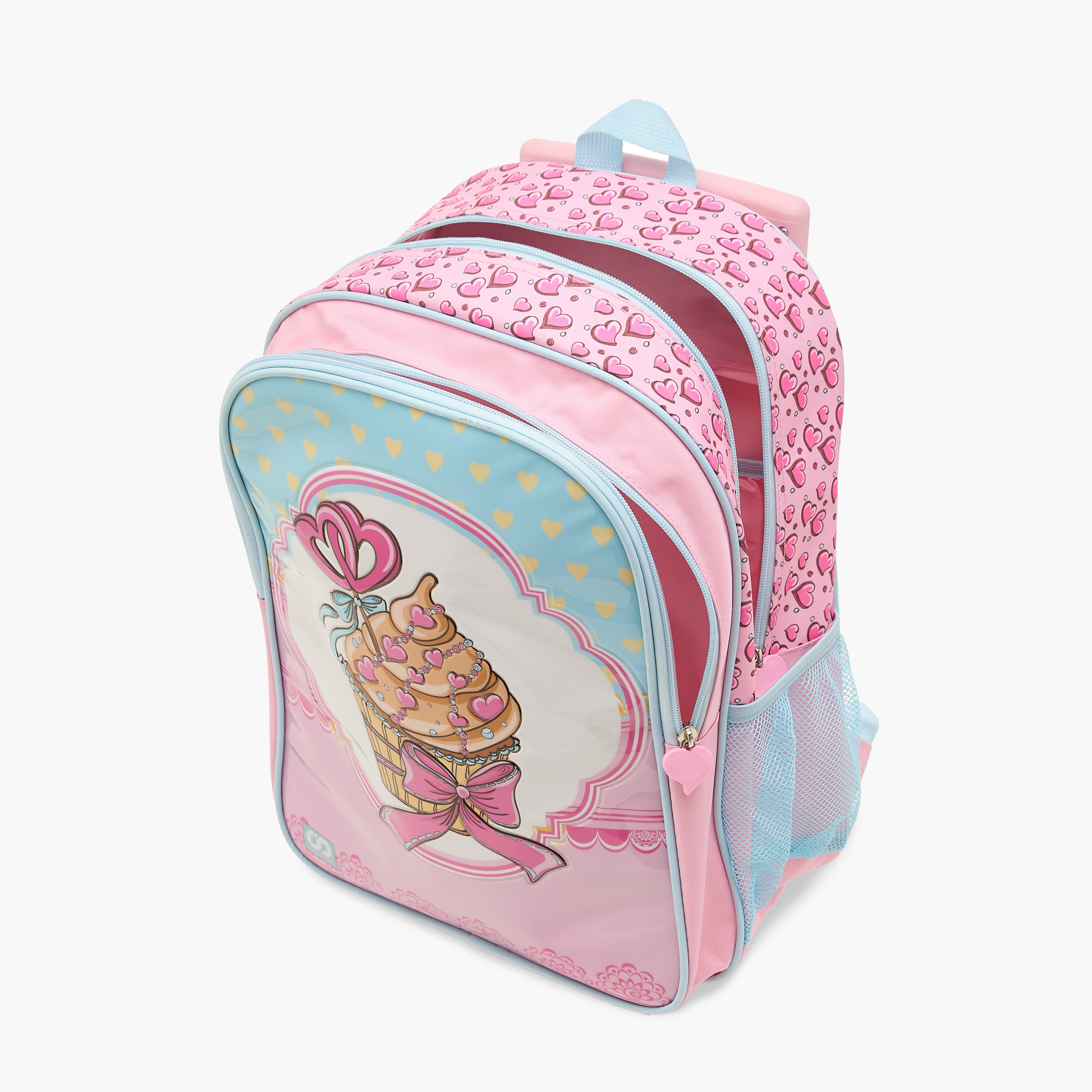 طقم شنطة ظهر ترولي بطبعات حورية بحر 5-Piece قطع من سامي ستوديو - 16 بوصة-school-bagsandbackpacks-trolleybags-image-12