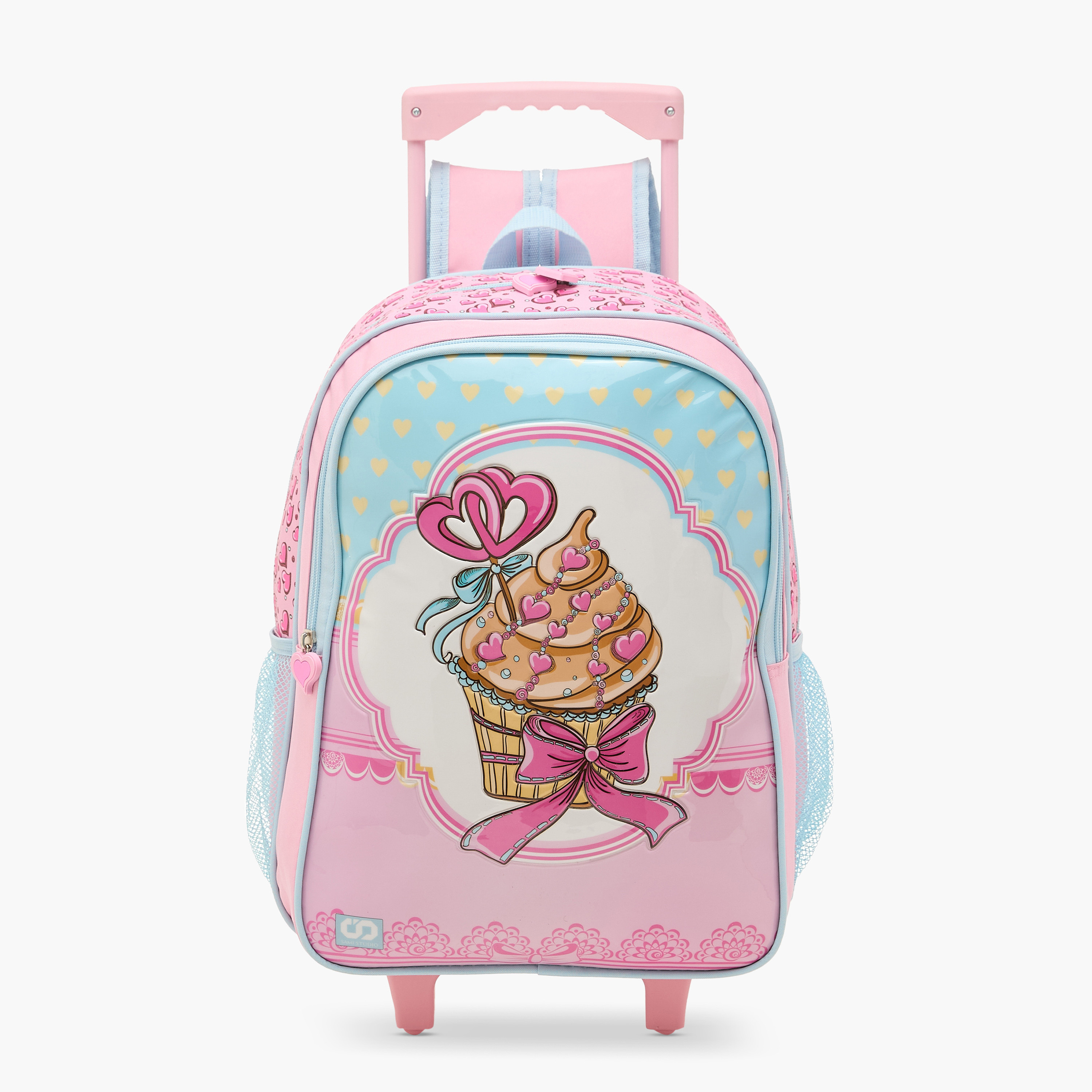 طقم شنطة ظهر ترولي بطبعات حورية بحر 5-Piece قطع من سامي ستوديو - 16 بوصة-school-bagsandbackpacks-trolleybags-image-2