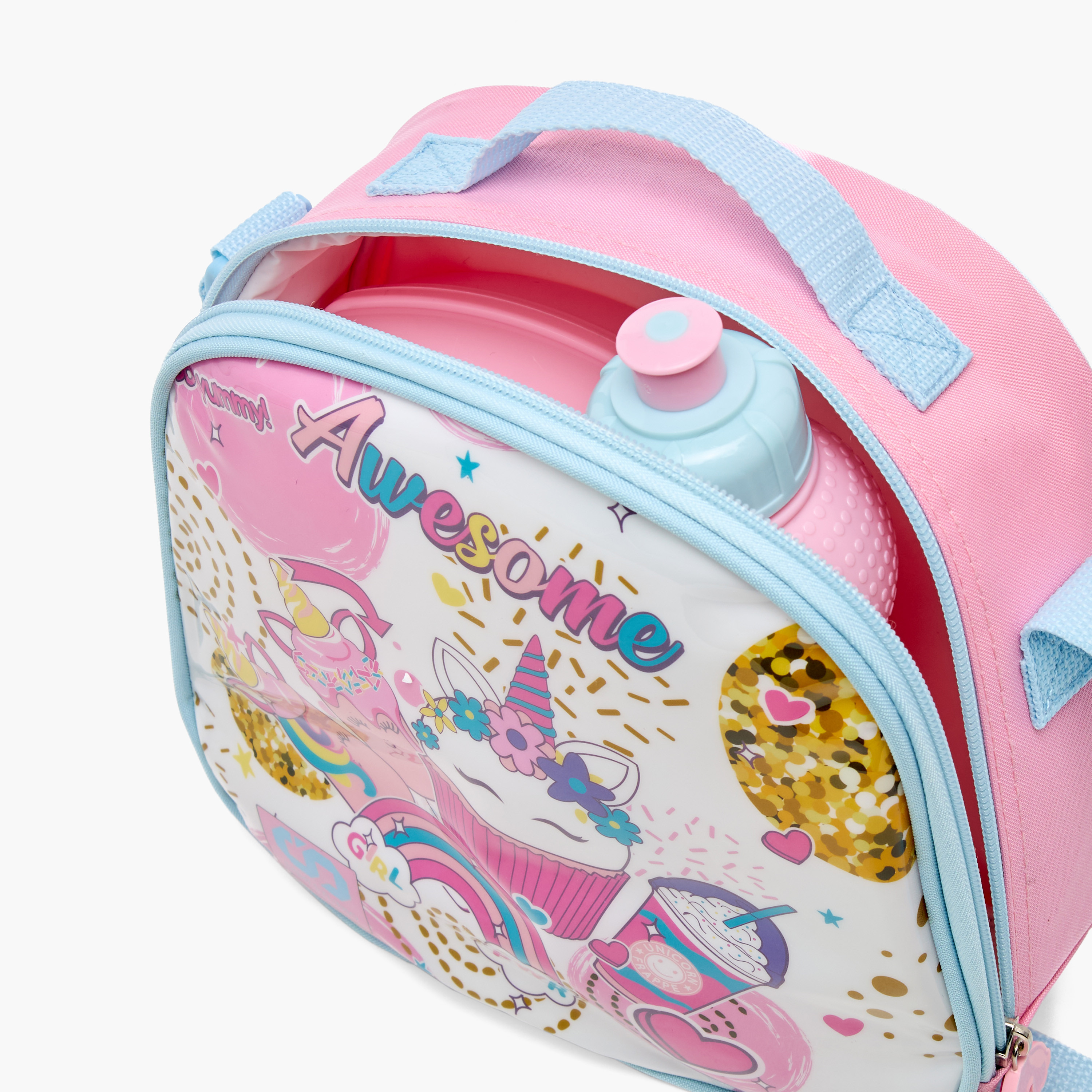 طقم شنطة ظهر ترولي بطبعات حورية بحر 5-Piece قطع من سامي ستوديو - 16 بوصة-school-bagsandbackpacks-trolleybags-image-16