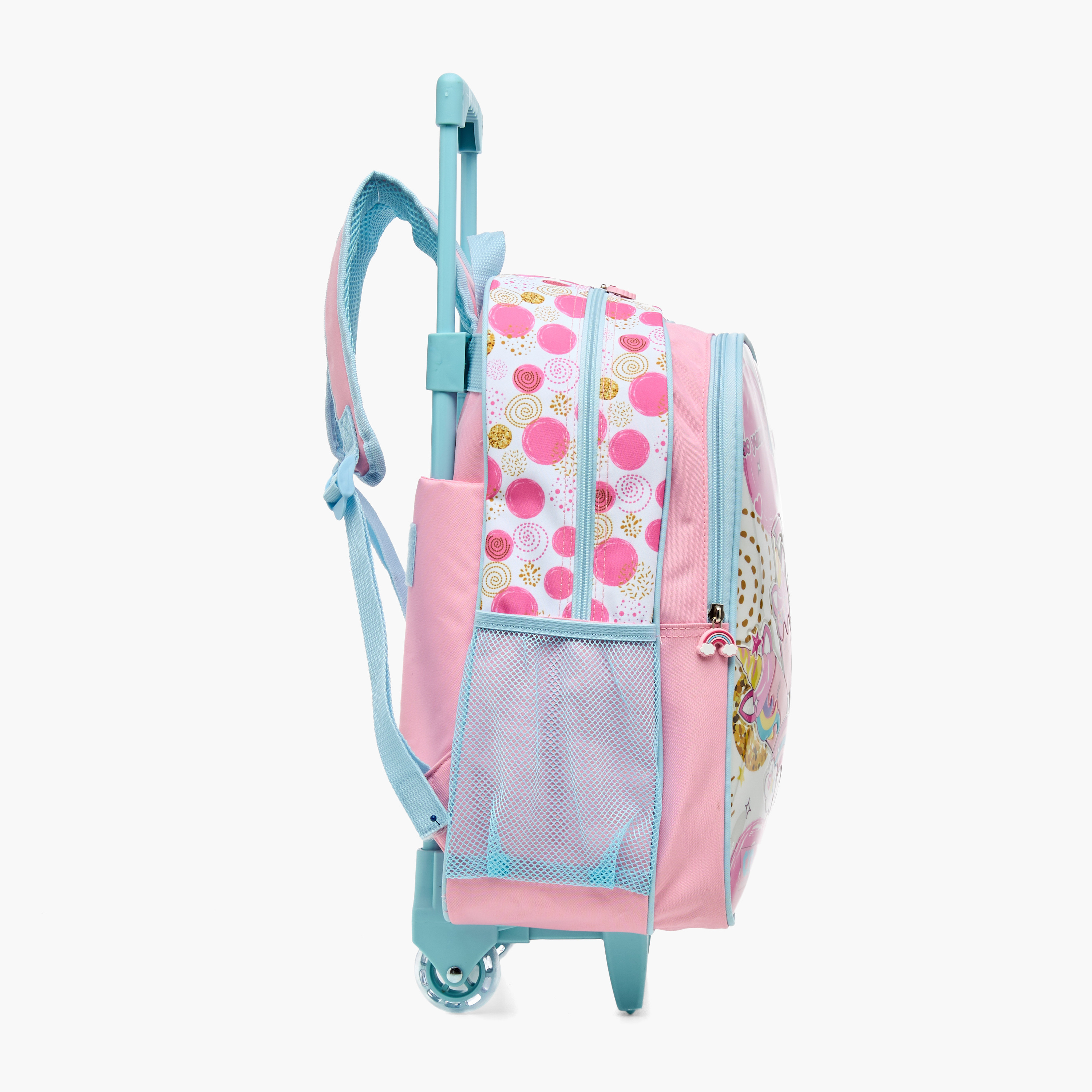 طقم شنطة ظهر ترولي بطبعات حورية بحر 5-Piece قطع من سامي ستوديو - 16 بوصة-school-bagsandbackpacks-trolleybags-image-3