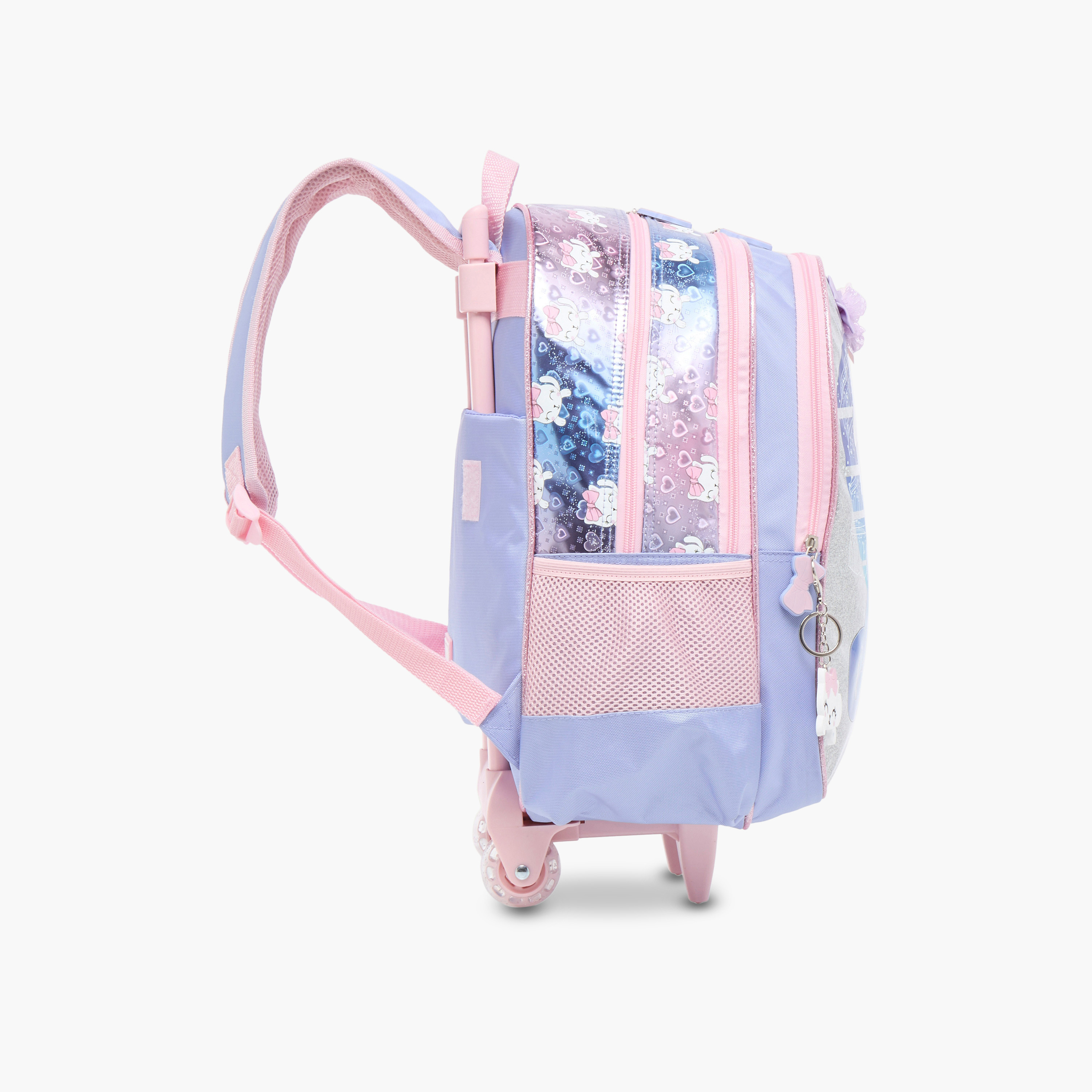 SAMI STUDIO 16-inch Graphic Print Trolley Backpack with Retractable Handle - 33X13.5X44.5 cms-cpkids-backtoschool-schoolbagsandbackpacks-trolleybags-image-3