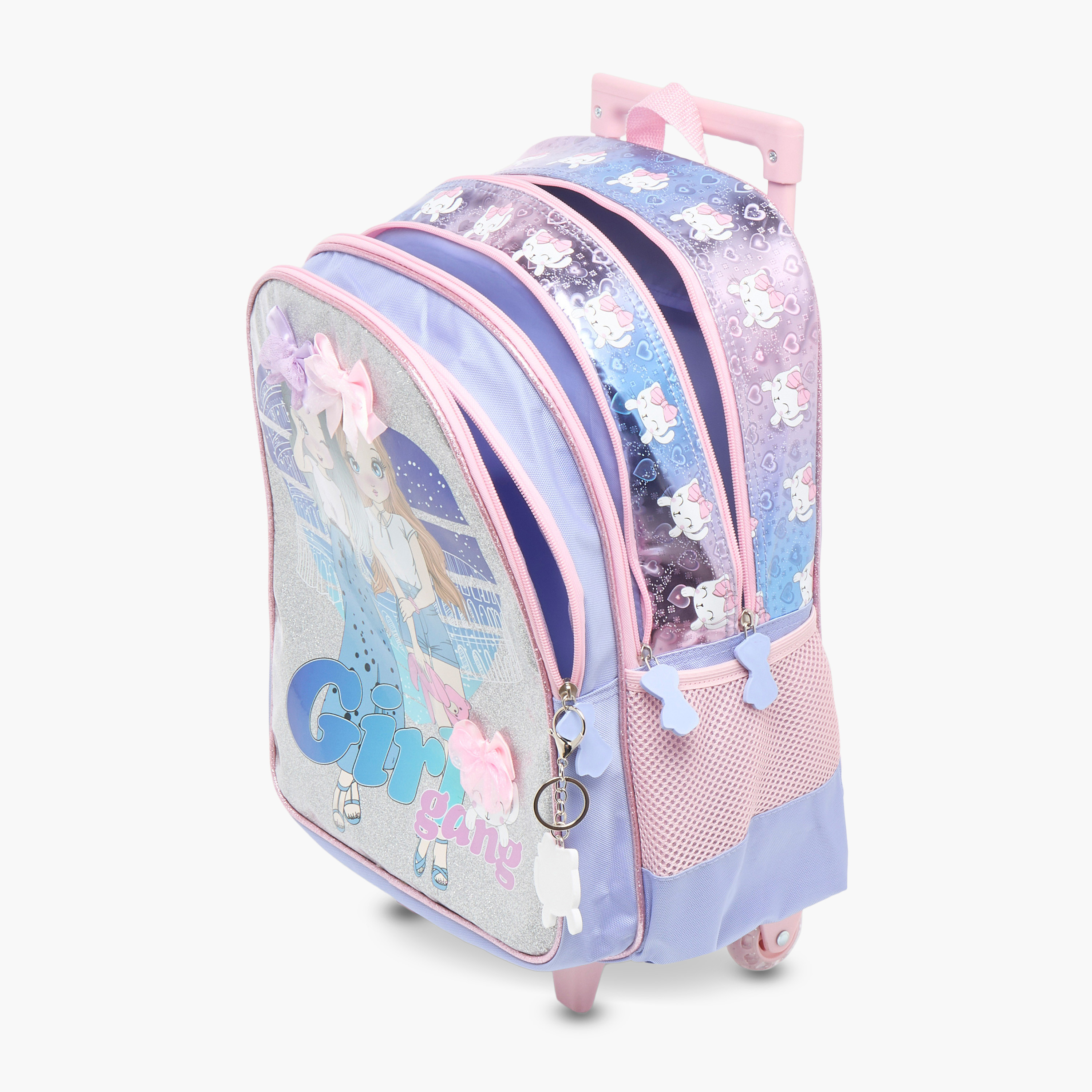 SAMI STUDIO 16-inch Graphic Print Trolley Backpack with Retractable Handle - 33X13.5X44.5 cms-cpkids-backtoschool-schoolbagsandbackpacks-trolleybags-image-8