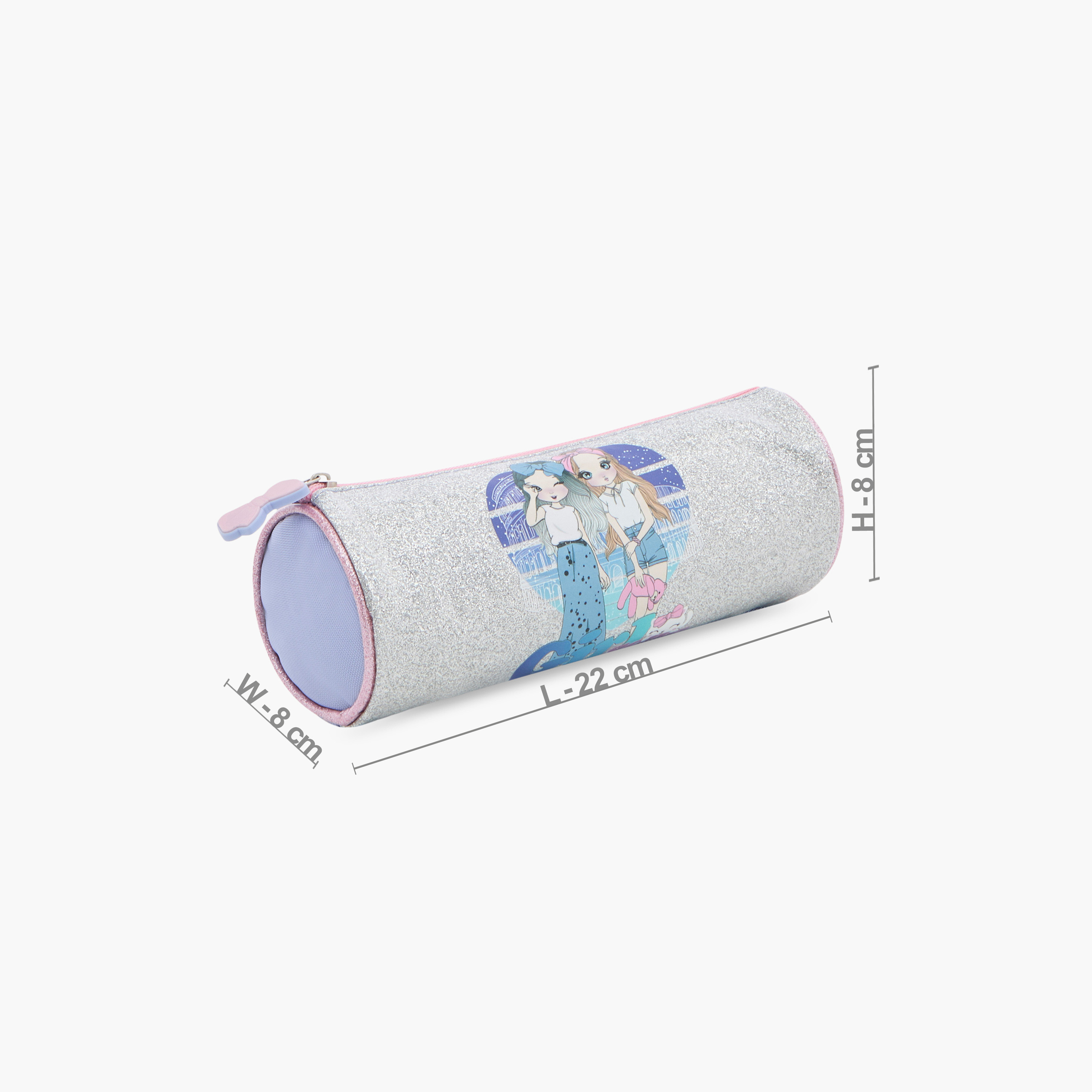 SAMI STUDIO Graphic Print Pencil Pouch with Zip Closure-school-stationery-pencilcases-image-2