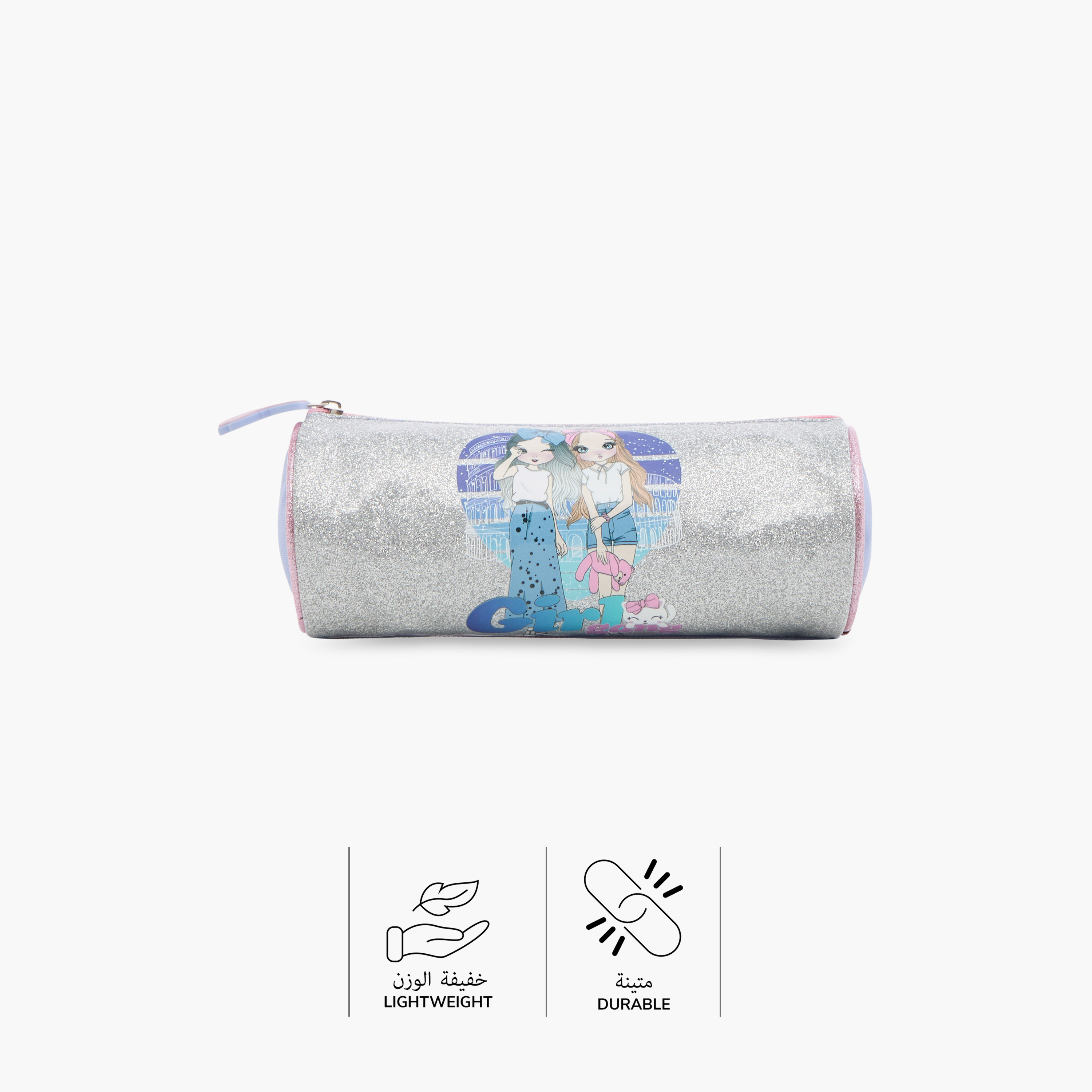 SAMI STUDIO Graphic Print Pencil Pouch with Zip Closure-school-stationery-pencilcases-image-4