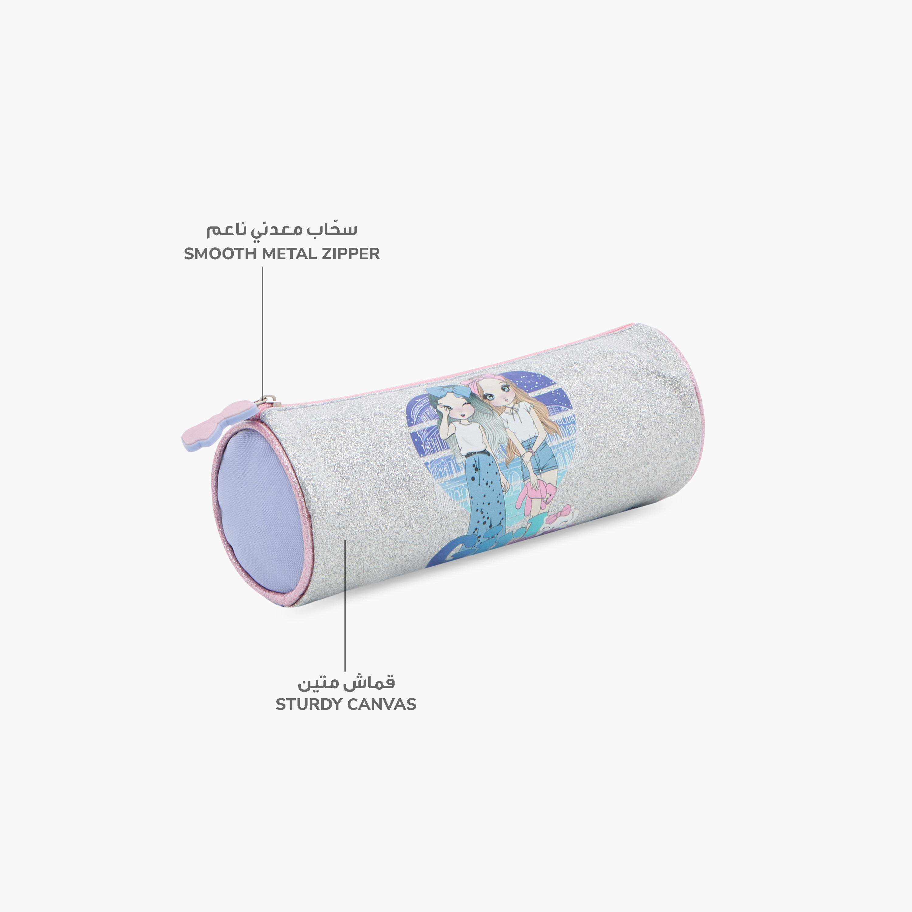 SAMI STUDIO Graphic Print Pencil Pouch with Zip Closure-school-stationery-pencilcases-image-6
