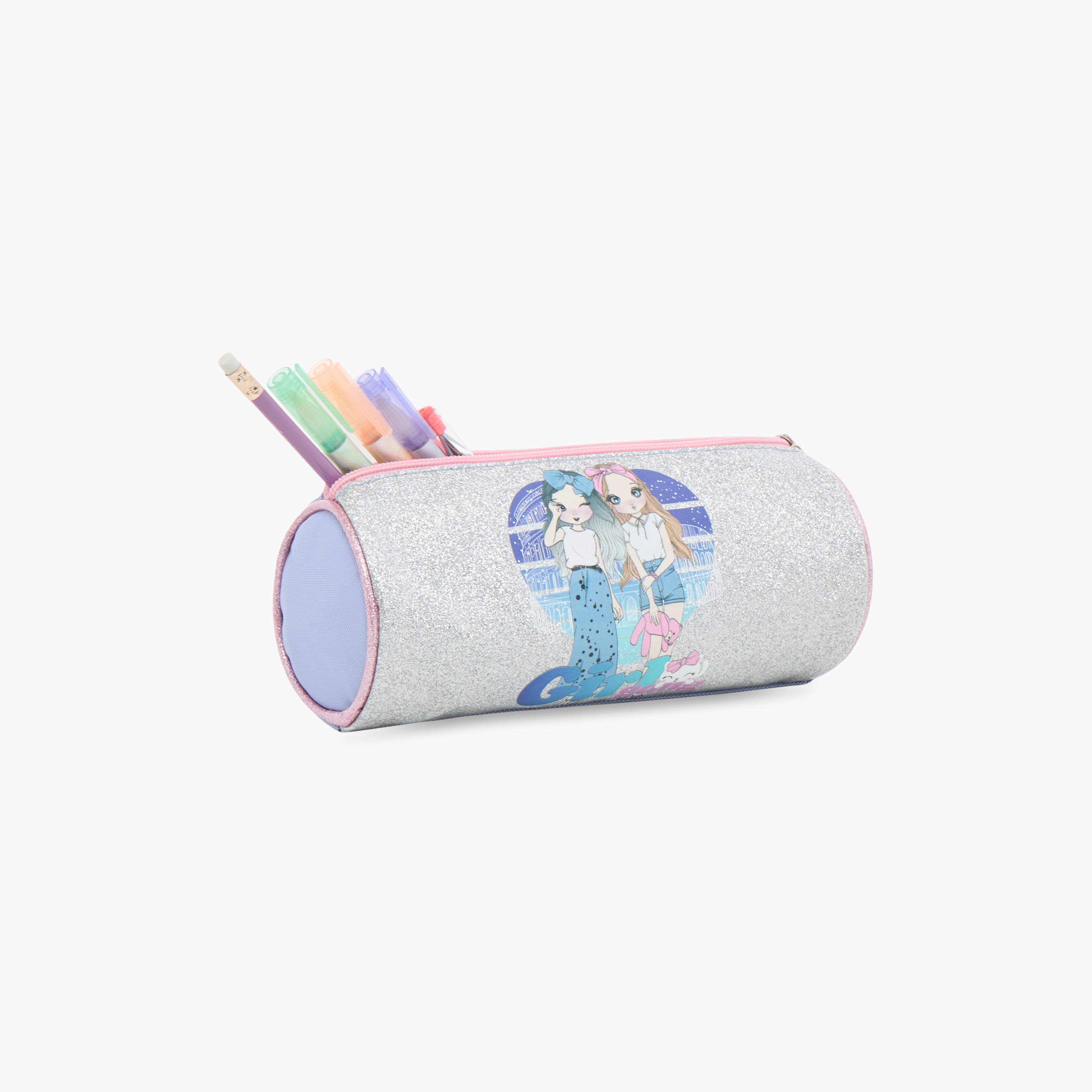 SAMI STUDIO Graphic Print Pencil Pouch with Zip Closure-school-stationery-pencilcases-image-8