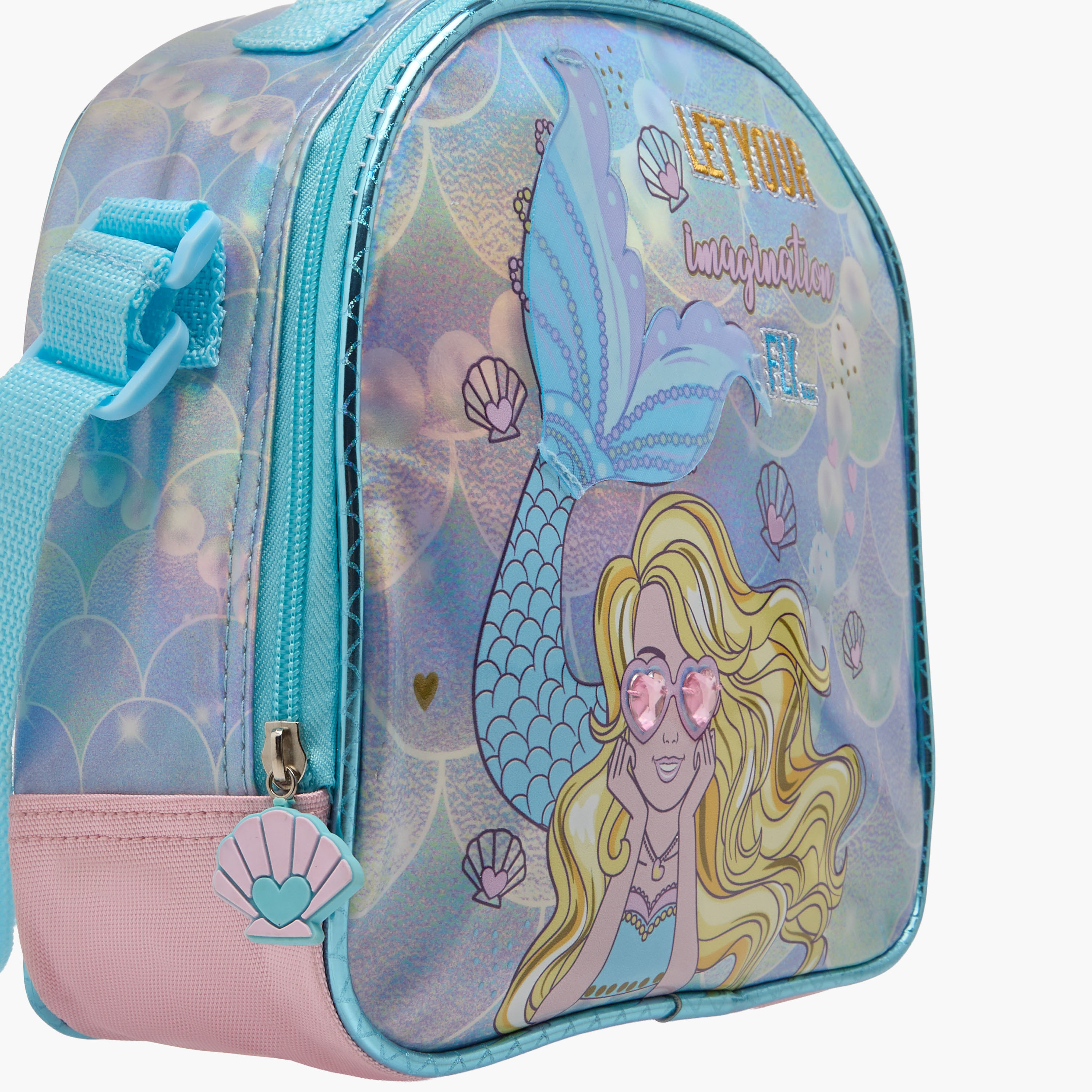 SAMI STUDIO Mermaid Print Lunch Bag with Adjustable Strap-school-lunchessentials-lunchbags-image-5