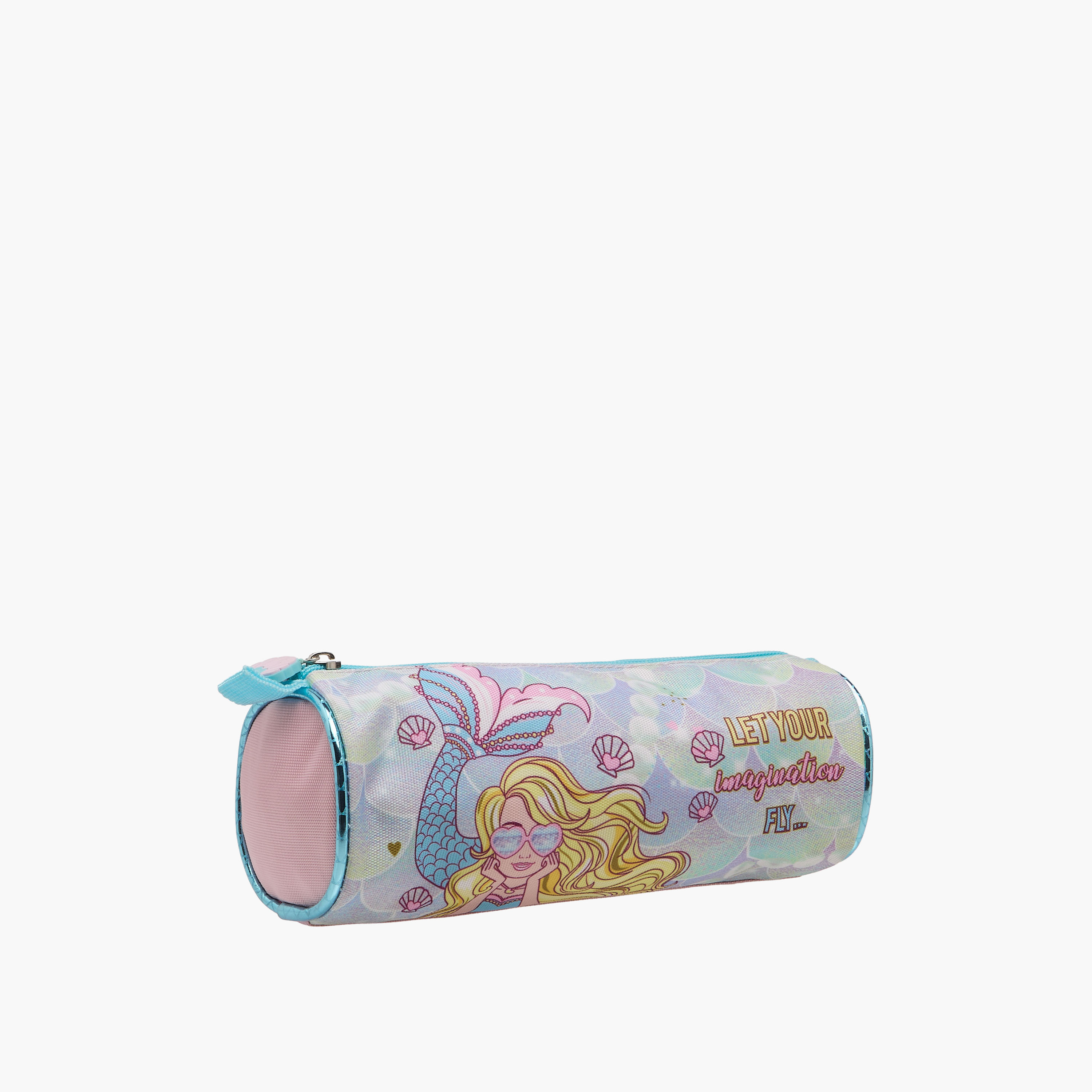 SAMI STUDIO Mermaid Print Pencil Case with Zip Closure-school-stationery-pencilcases-image-2